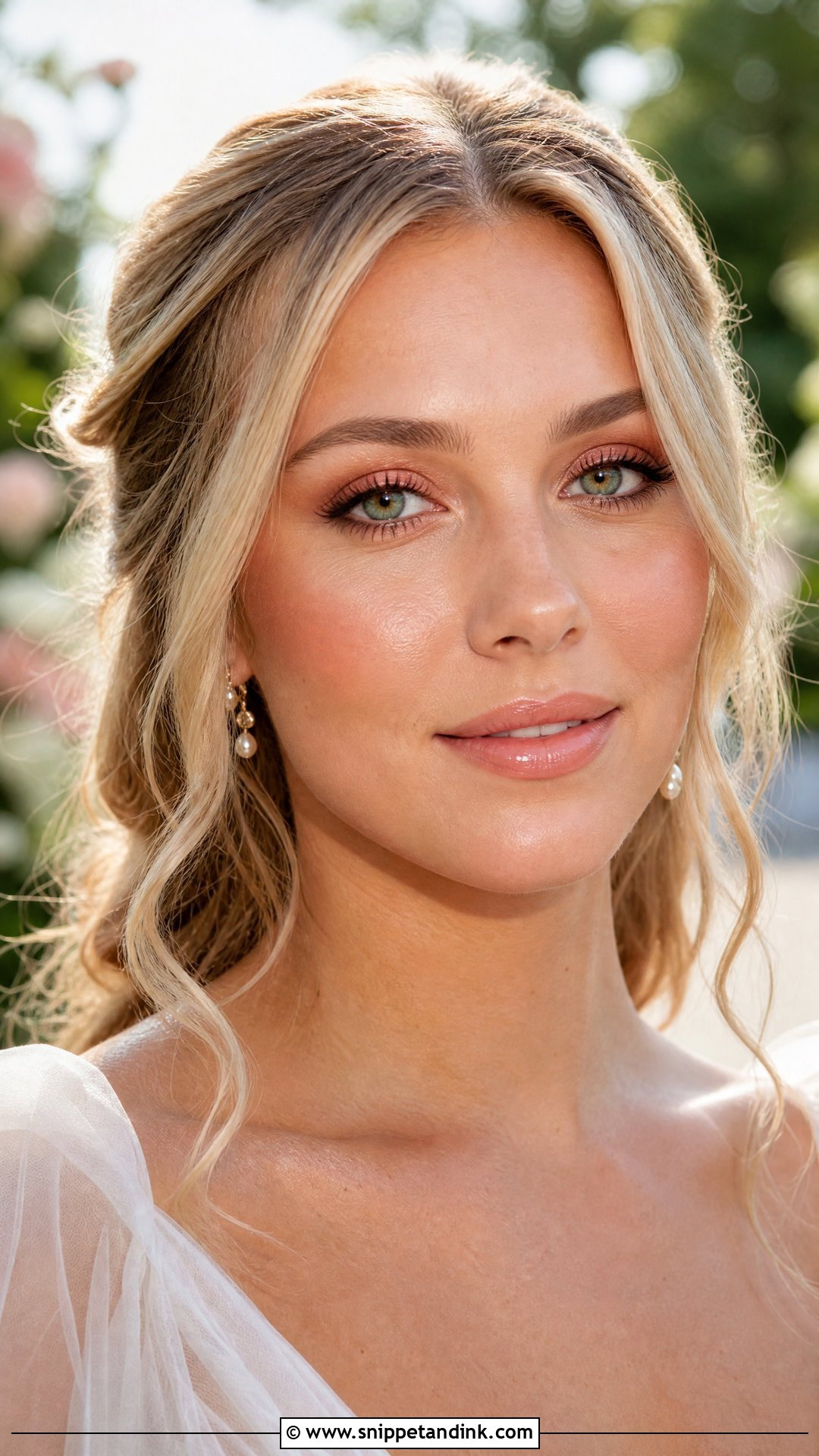 Peach Bridal Makeup For Green Eyes - Snippet and Ink - 20 Natural Glam Bridal Makeup for Green Eyes