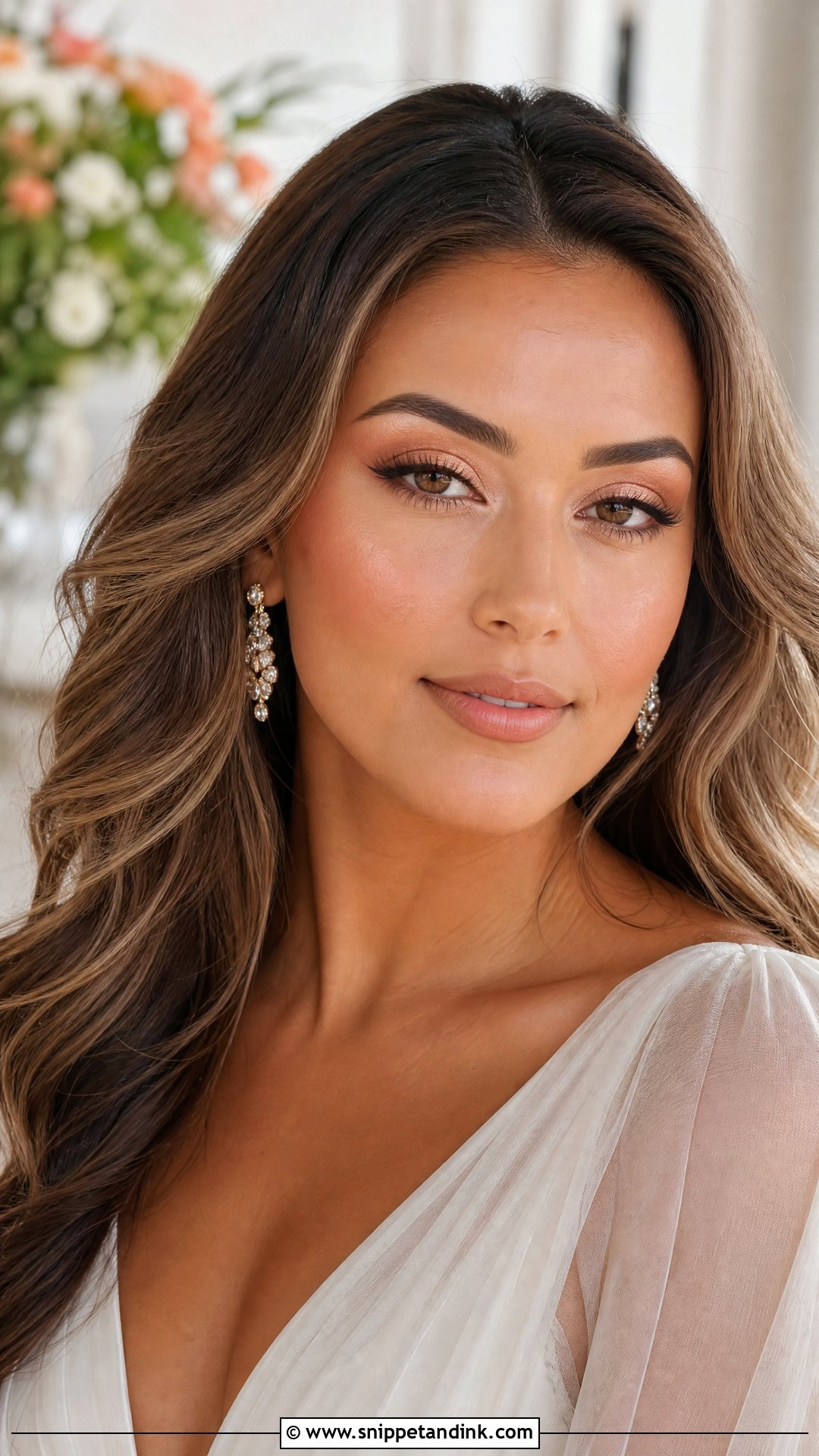 Peach Bridal Makeup For Hooded Eyes - Snippet and Ink - 25 Bridal Makeup Hooded Eyes