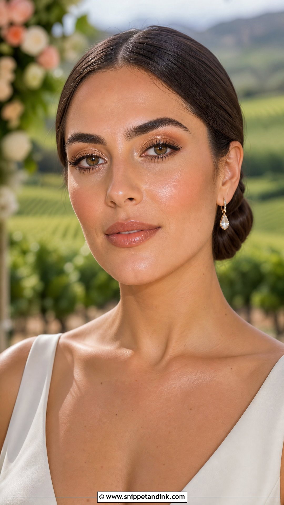 Peach Bridal Makeup For Olive Skin - Snippet and Ink - 20 Peach Bridal Makeup Ideas