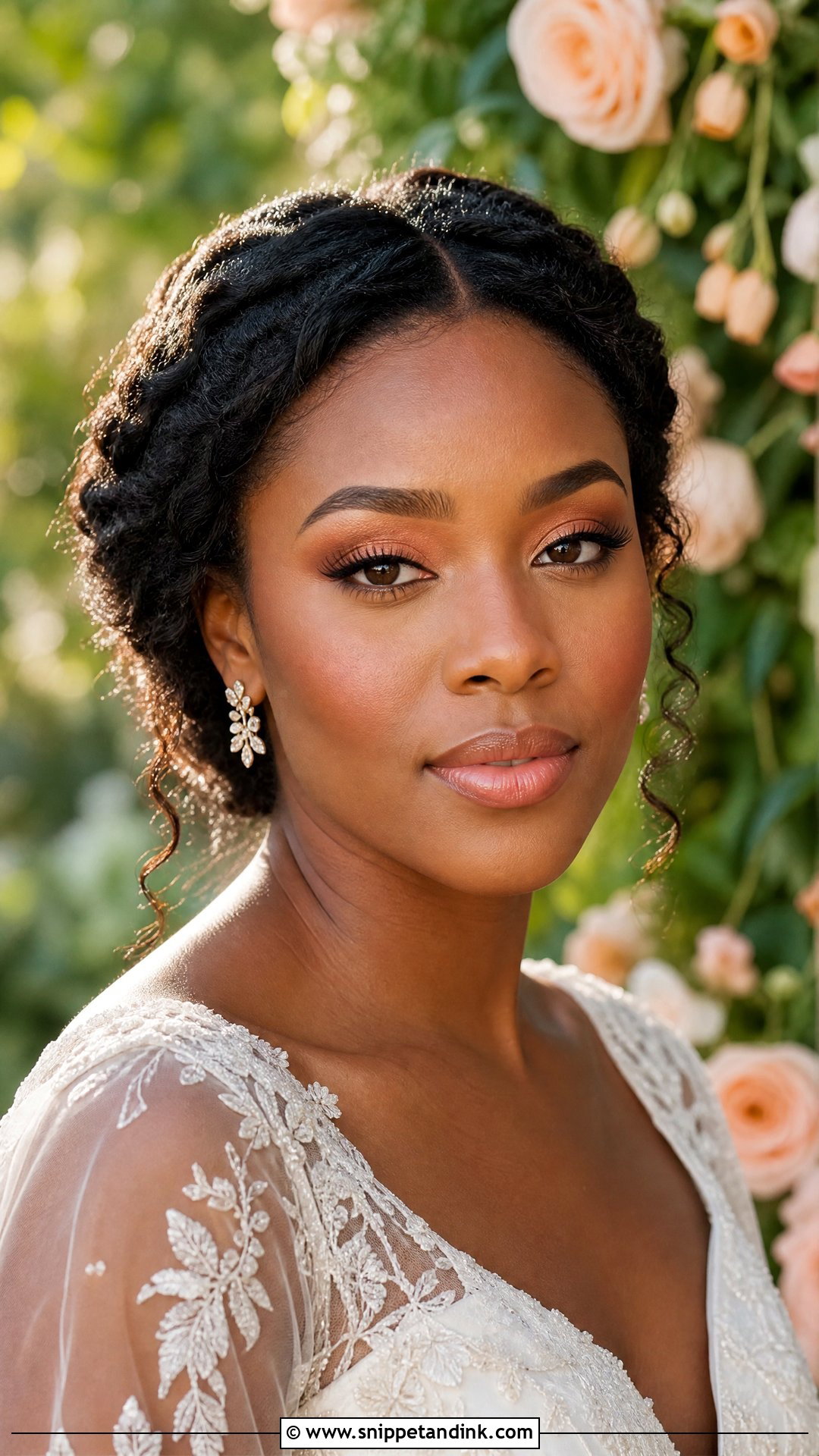Peach Bridal Makeup For Outdoor Wedding - Snippet and Ink - 20 Peach Bridal Makeup Ideas