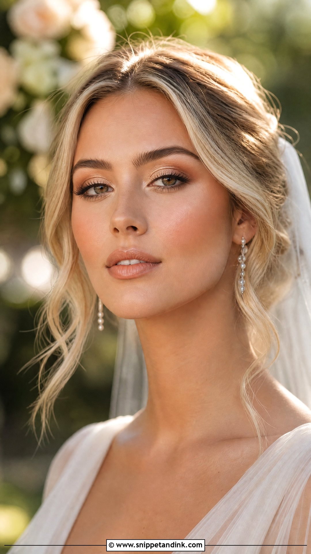 Peach Bridal Makeup For Round Face - Snippet and Ink - 20 Bridal Makeup for Round Face Ideas