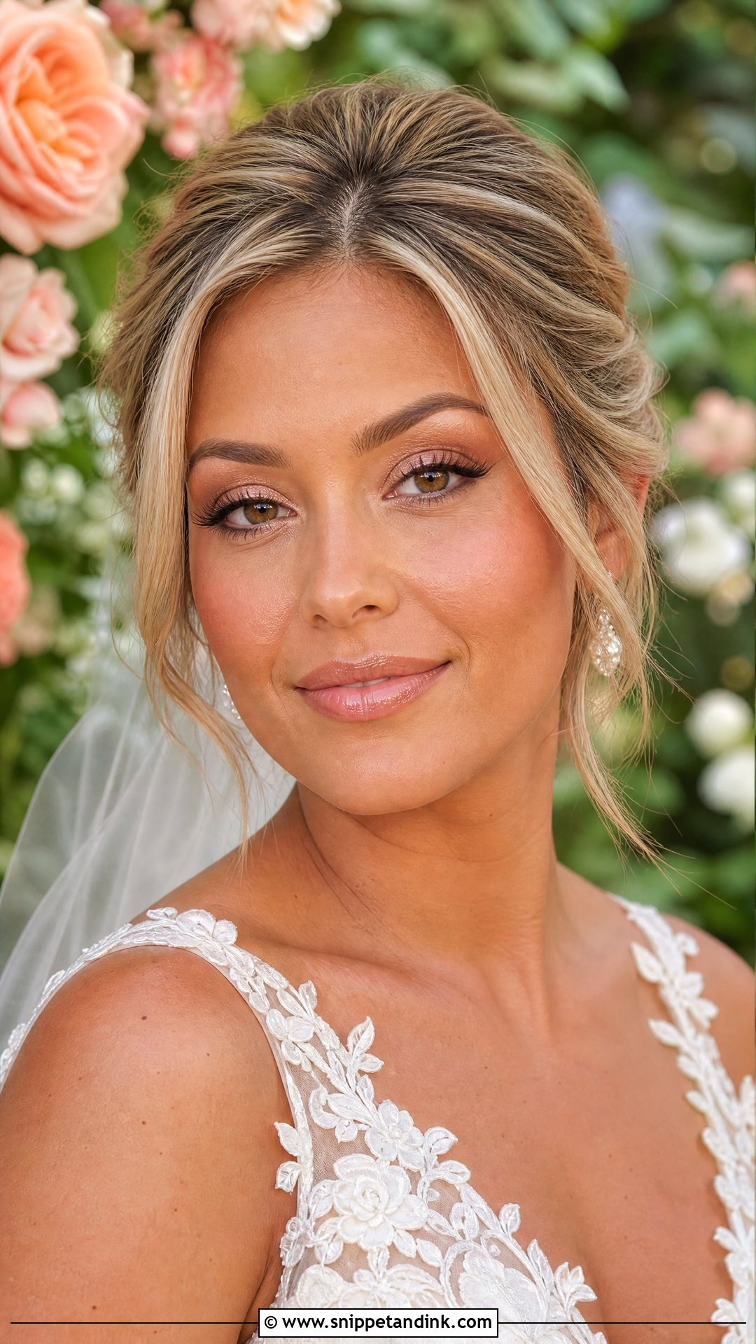Peach Bridal Makeup For Tan Skin - Snippet and Ink - 20 Bridal Makeup Tan Skin Ideas