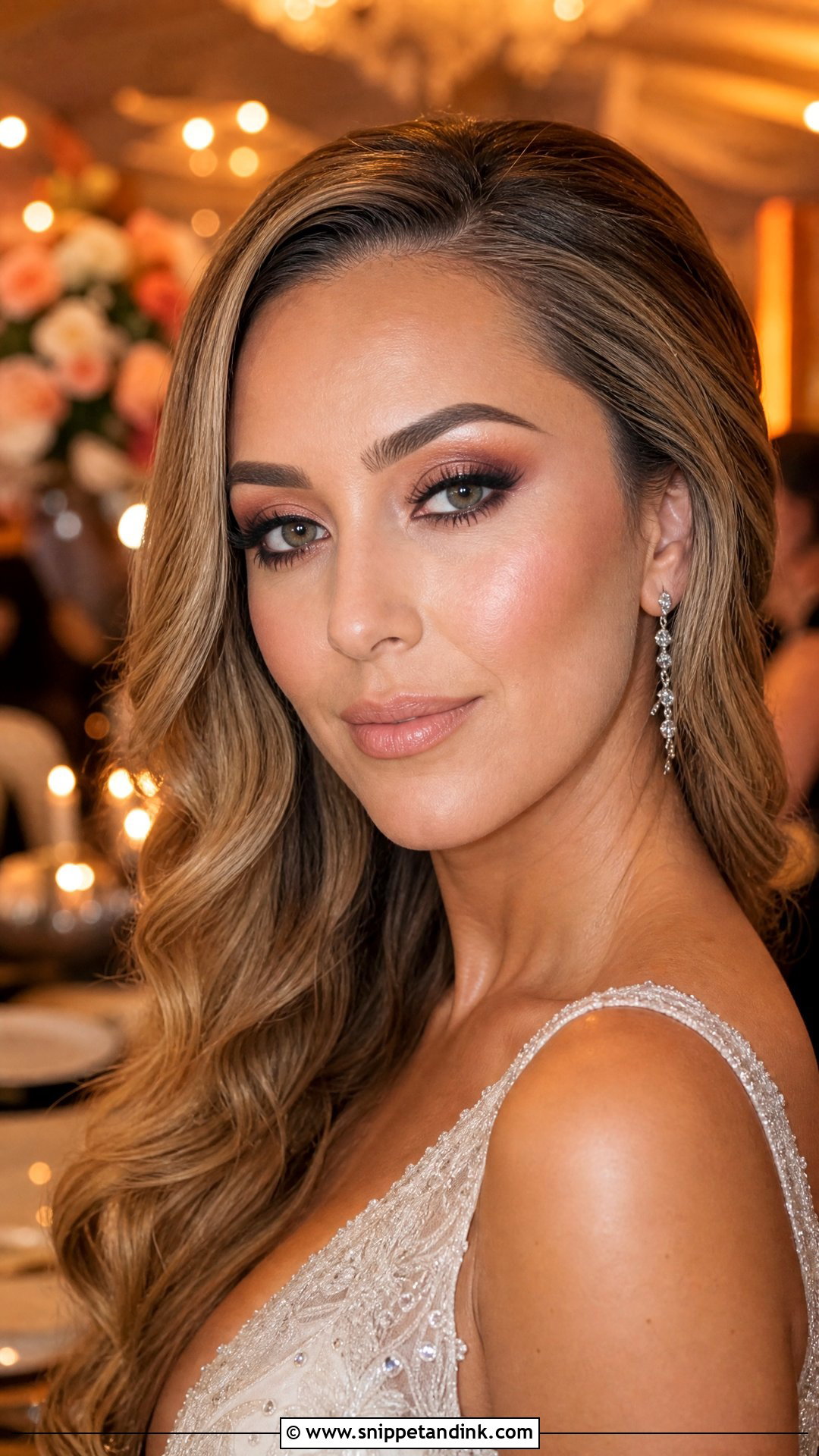 Peach Bridal Makeup With Smokey Eyes - Snippet and Ink - 20 Peach Bridal Makeup Ideas