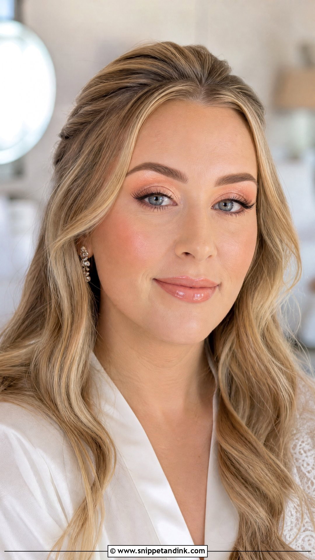Peach Bridal Makeup for Small Eyes - Snippet and Ink - 20 Wedding Makeup for Small Eyes
