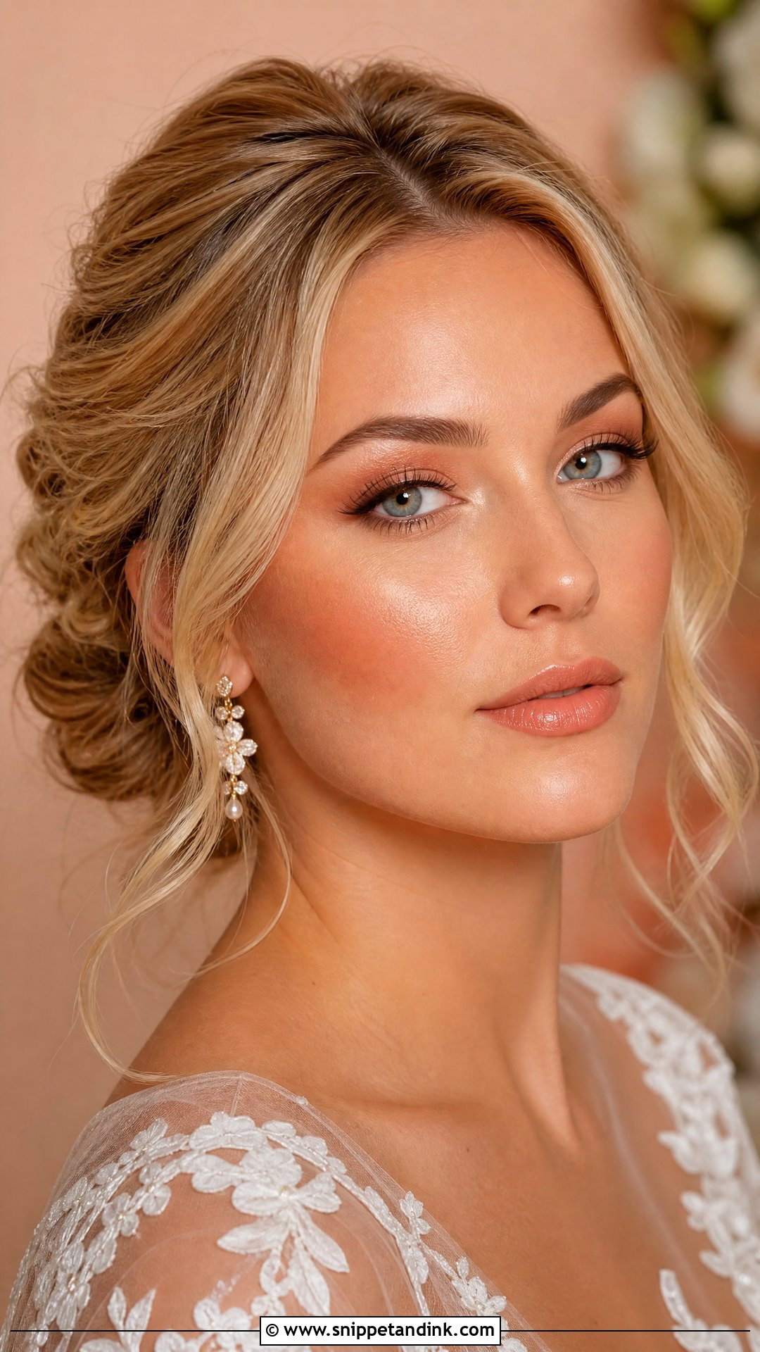 Peach Bridal Makeup - Snippet and Ink - 20 Beautiful Bridal Makeup Ideas