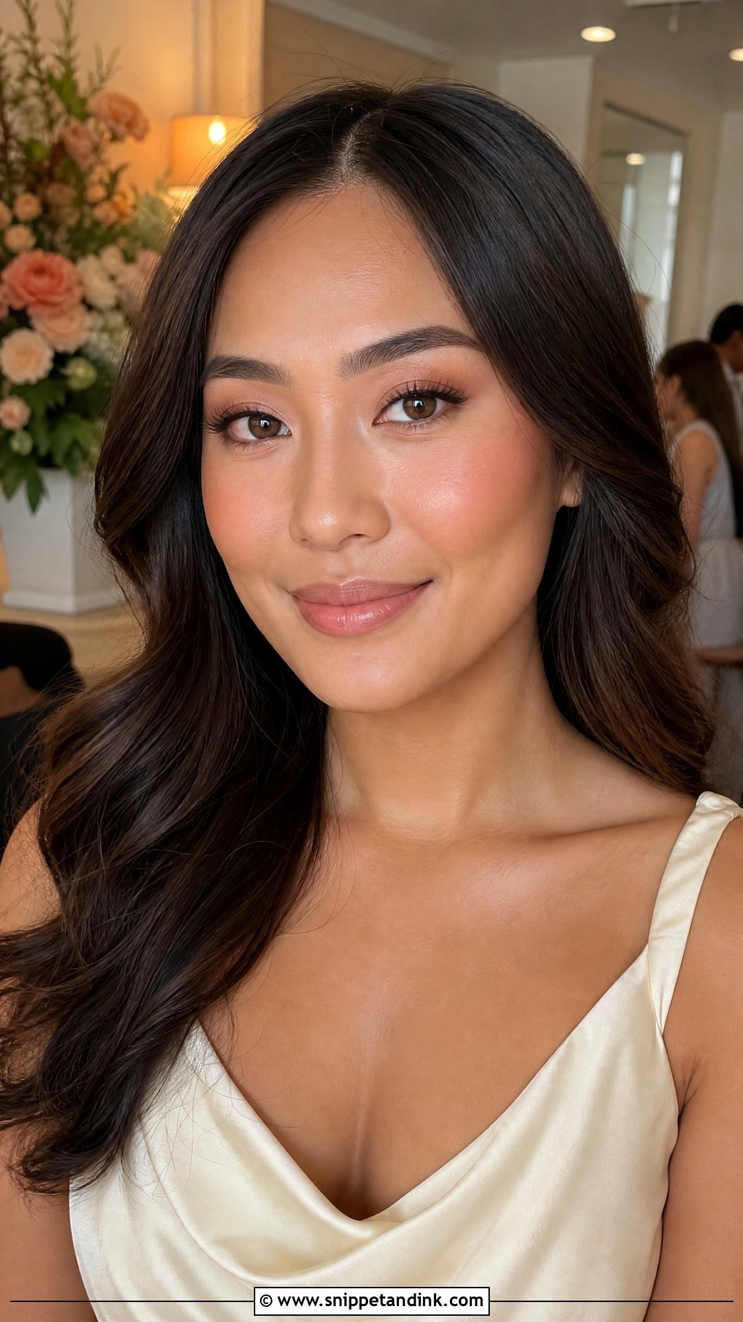 Peach Bridesmaid Makeup - Snippet and Ink - 20 Makeup Looks for Wedding Bridesmaid