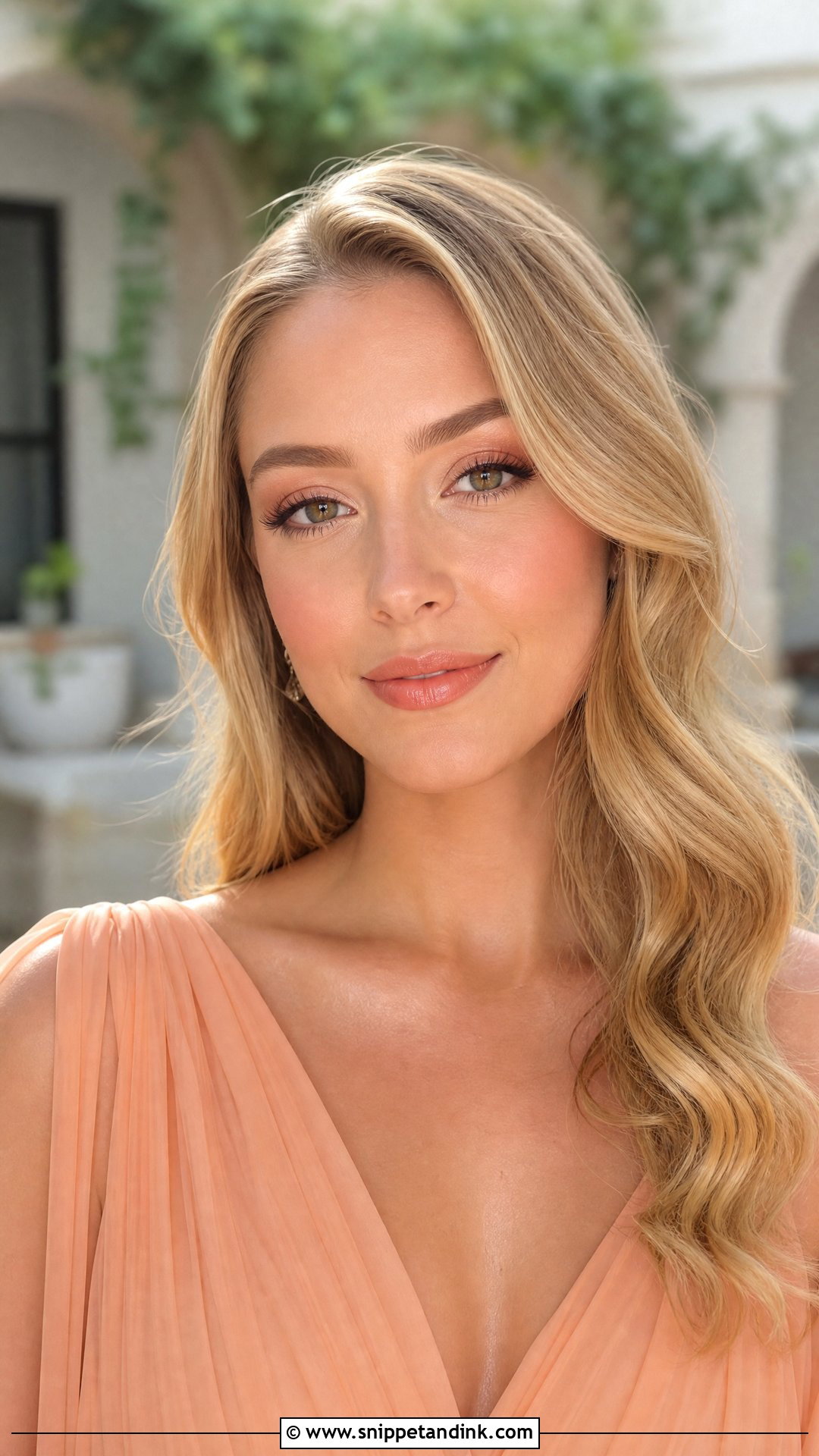 Peach Bridesmaid Makeup - Snippet and Ink - 35 Bridesmaid Makeup Ideas