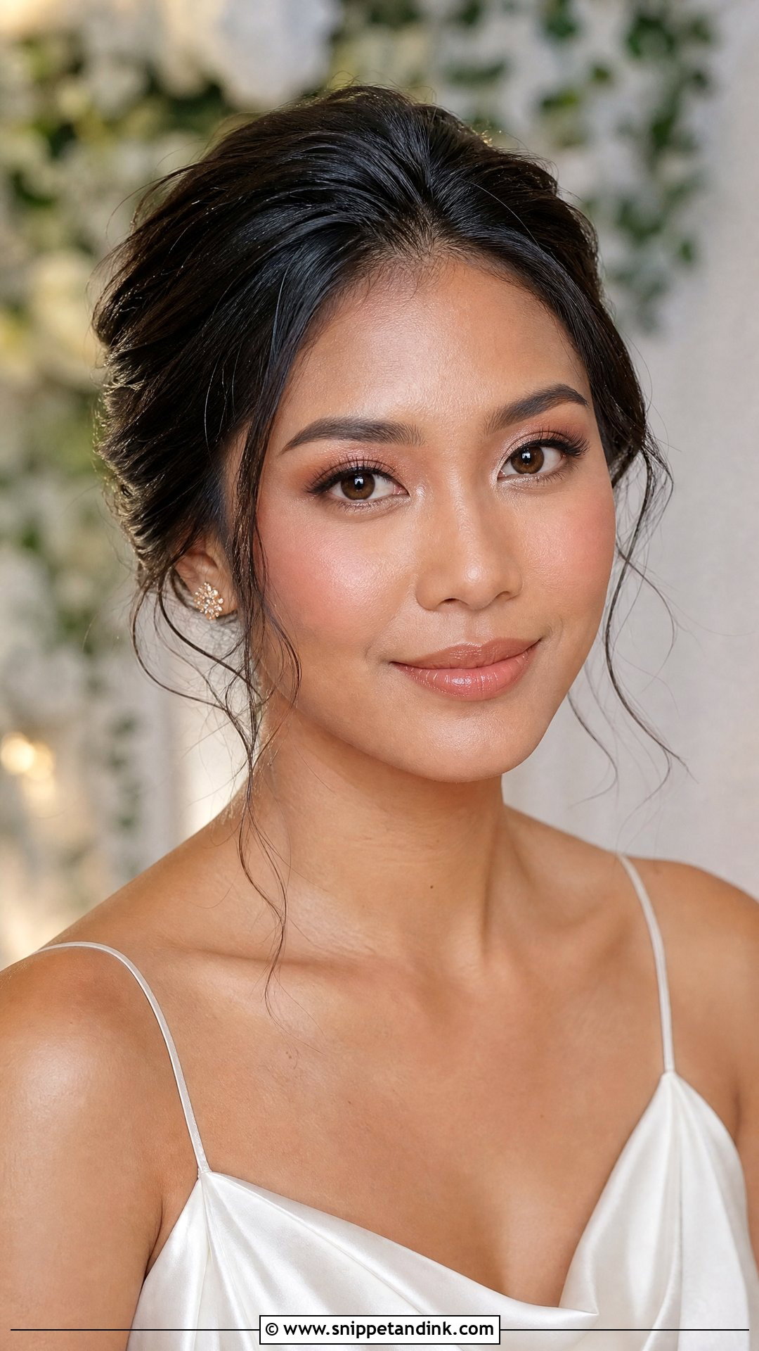Peach Chinese Bridal Makeup - Snippet and Ink - 20 Chinese Asian Bridal Makeup Ideas