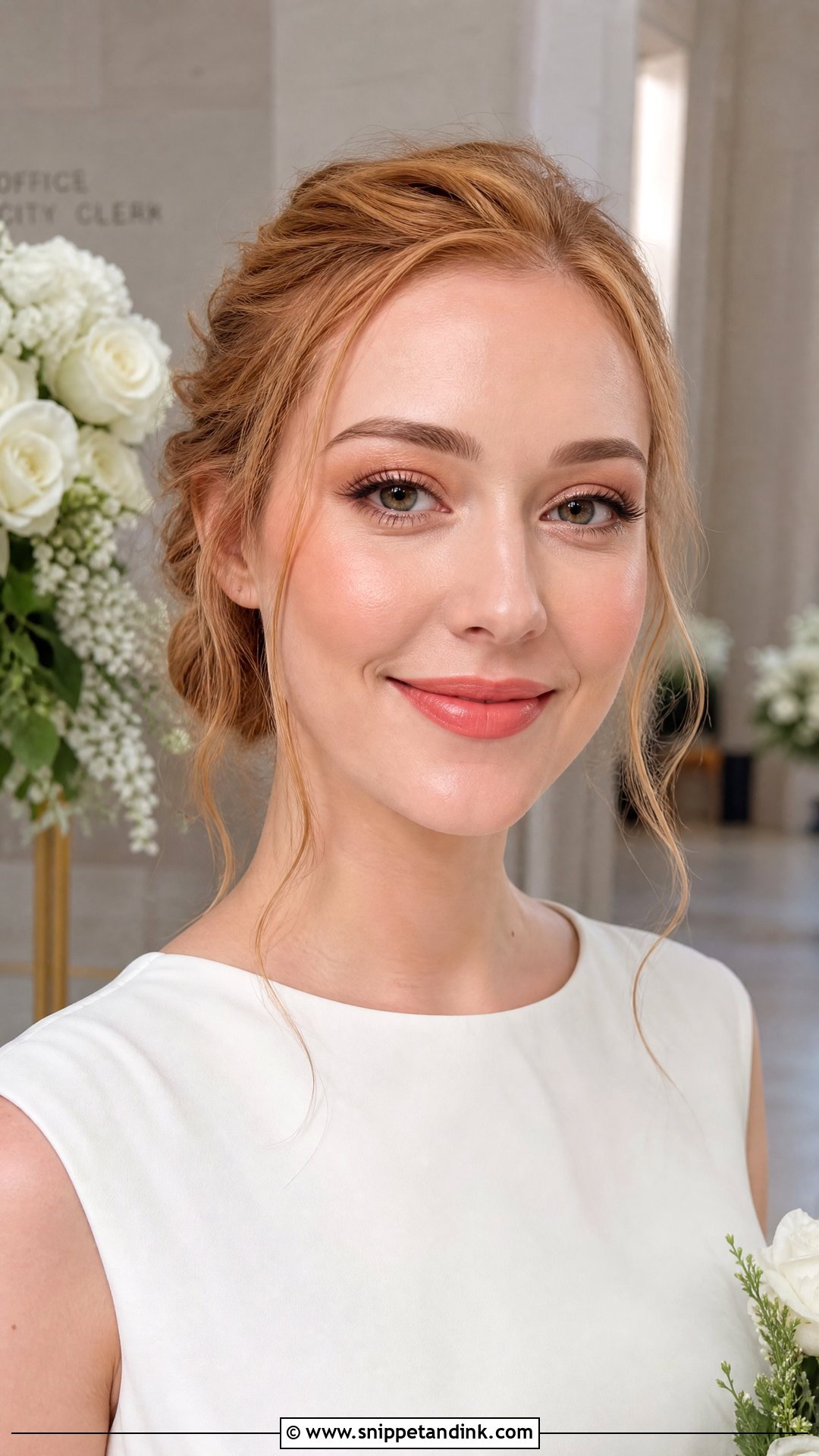 Peach Civil Wedding Makeup - Snippet and Ink - 20 Civil Wedding Makeup Brides