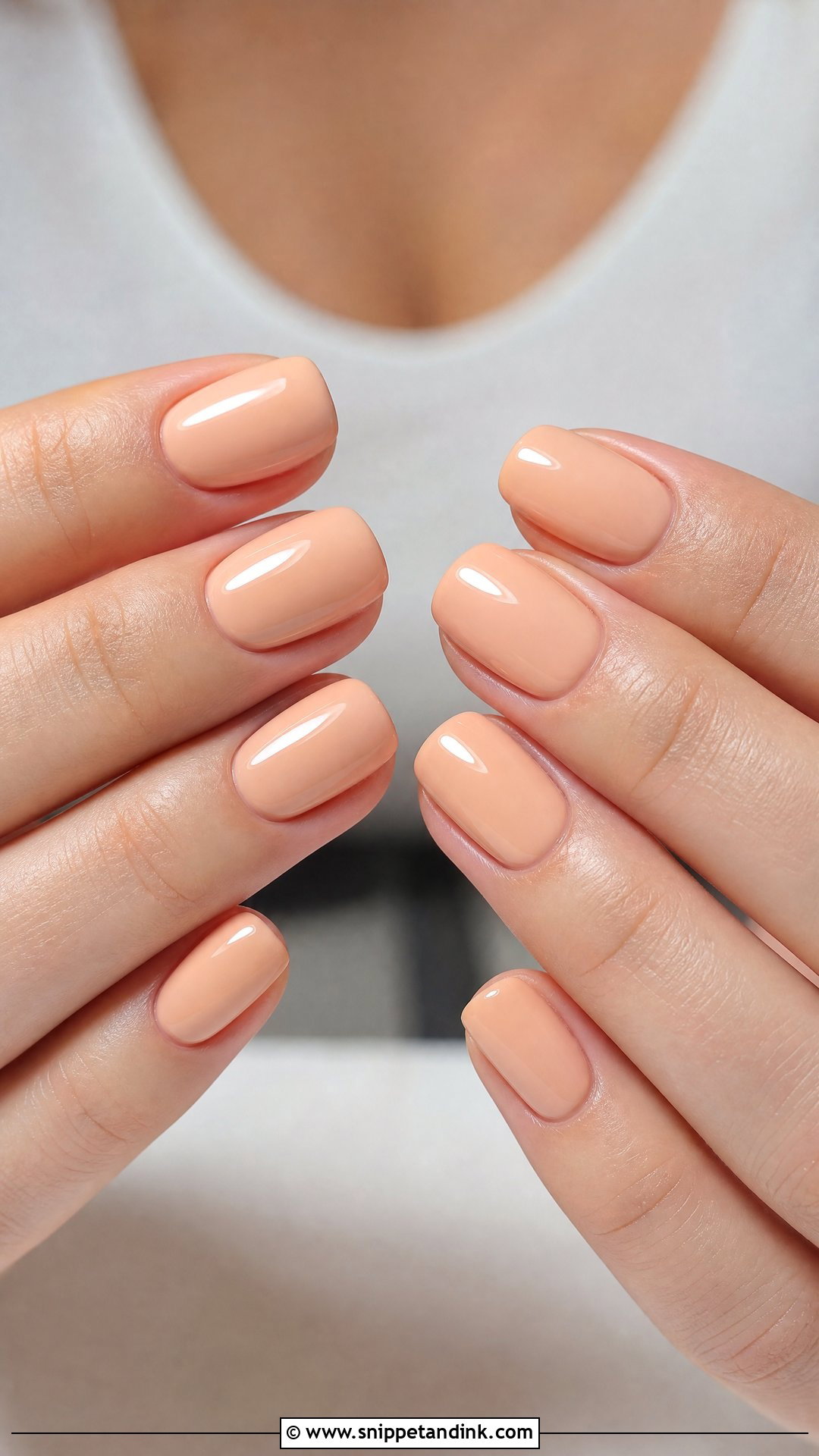 Peach Engagement Nails - Snippet and Ink - 35 Engagement Nails
