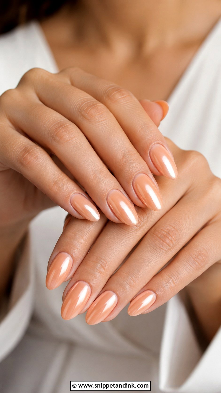 Peach Glazed Nails - Snippet and Ink - 30 Nails for Wedding Guest