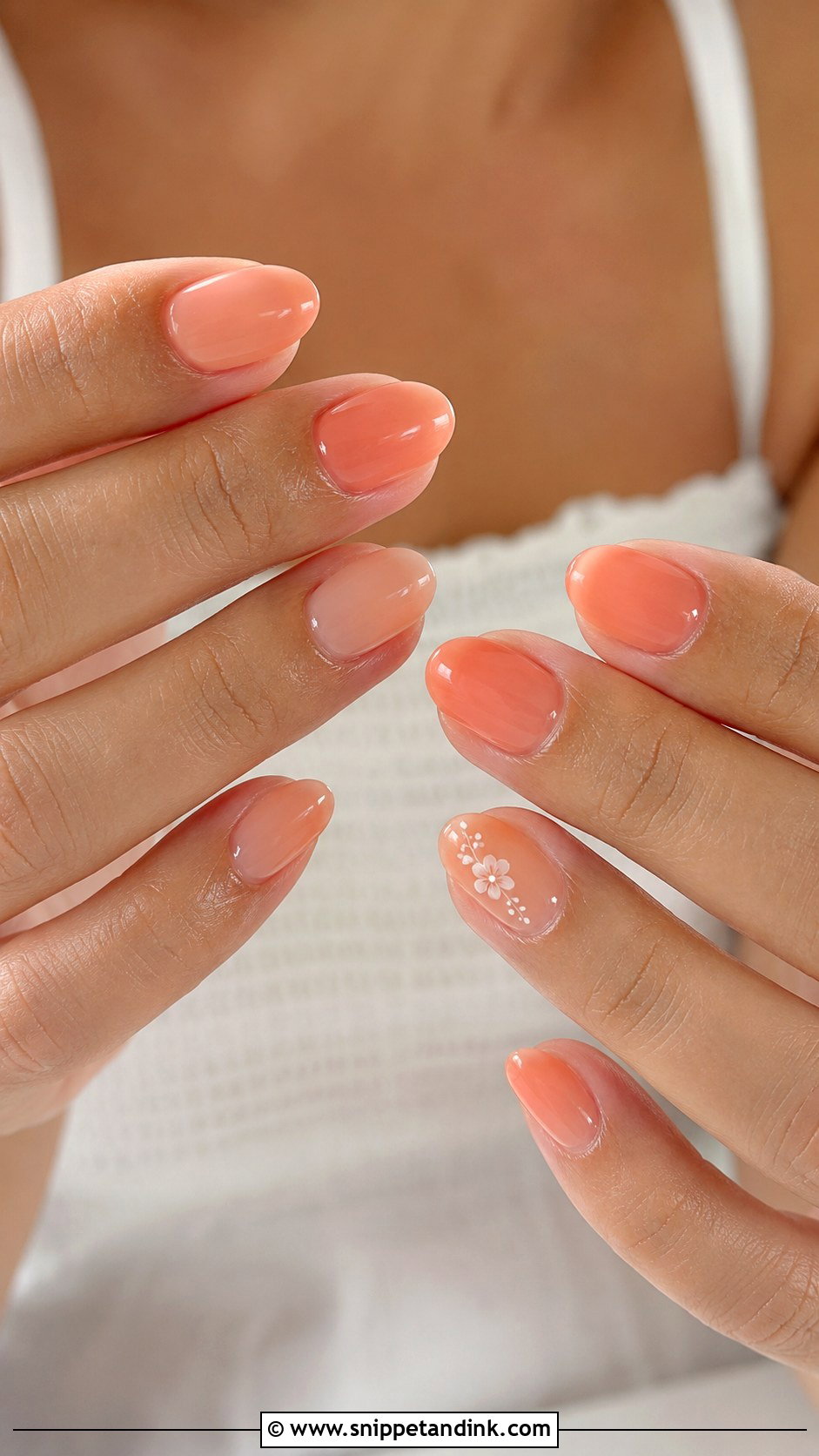 Peach Honeymoon Nails - Snippet and Ink - 20 Honey Moon Nails