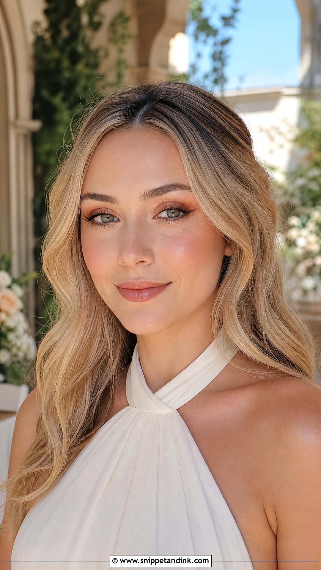 Peach Morning Wedding Makeup - Snippet and Ink - 20 Morning Wedding Makeup Ideas