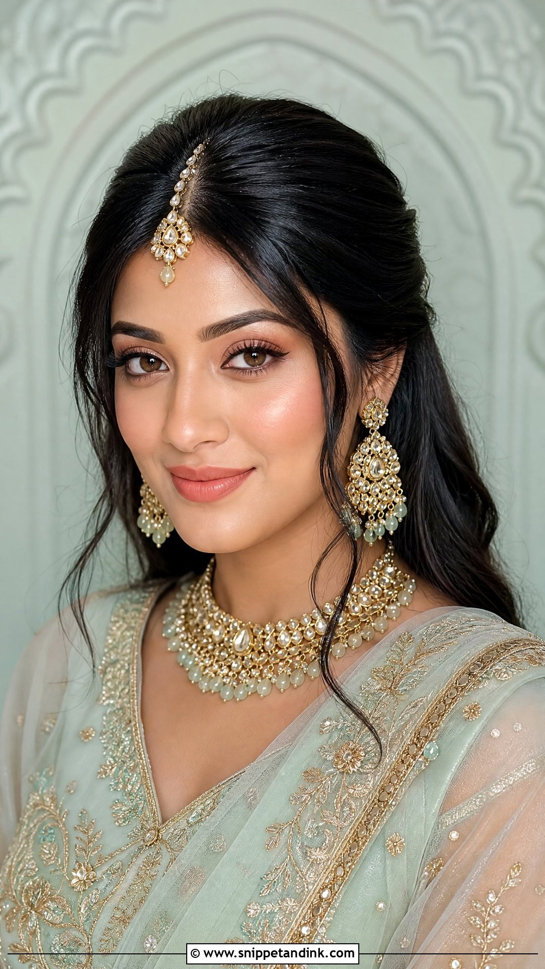 Peach Nikkah Bridal Makeup - Snippet and Ink - 20 Nikkah Bridal Makeup Looks
