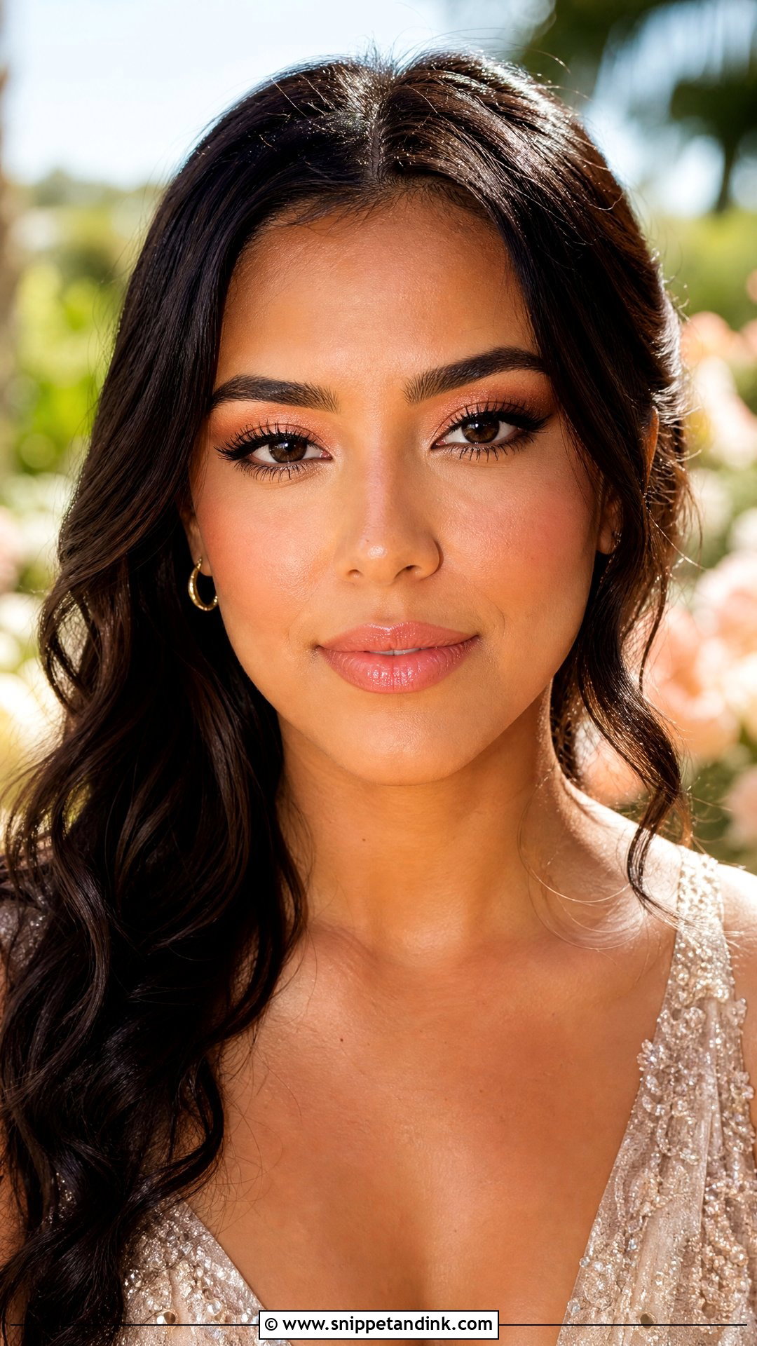 Peach Nude Wedding Makeup - Snippet and Ink - 20 Nude Makeup for Wedding Ideas