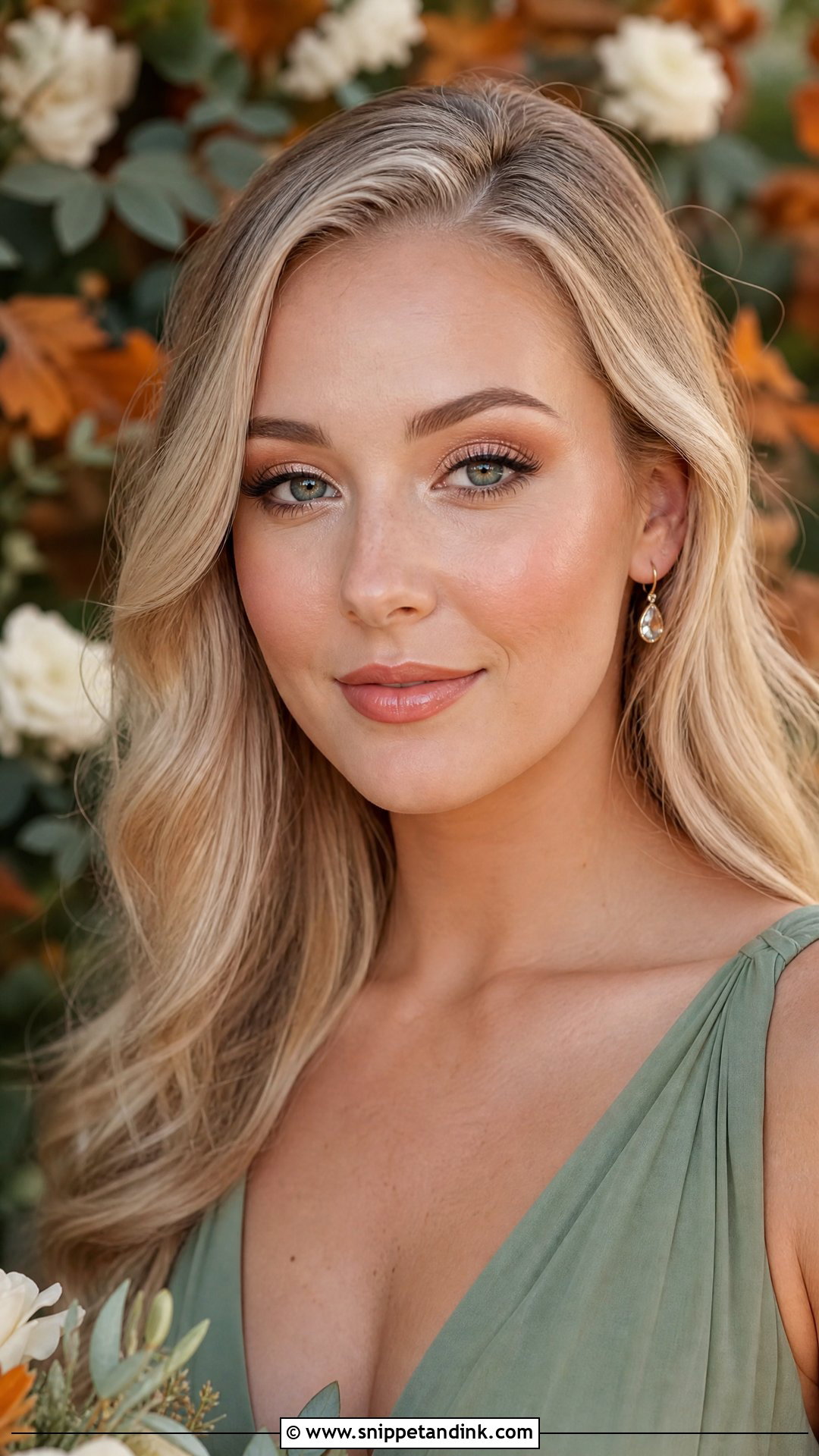 Peach Nude Wedding Makeup - Snippet and Ink - 30 Fall Wedding Makeup Ideas