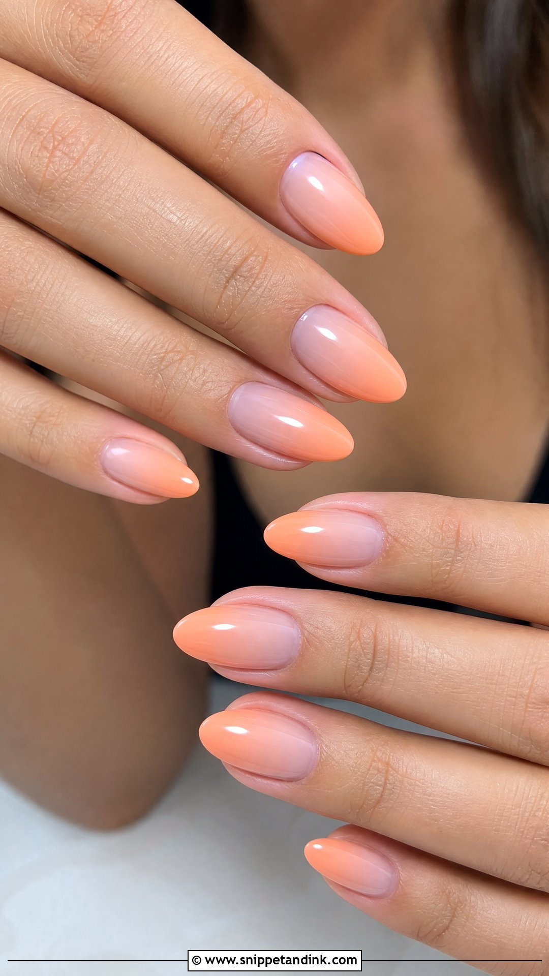 Peach Ombre Nails - Snippet and Ink - 20 Summer Wedding Guest Nails