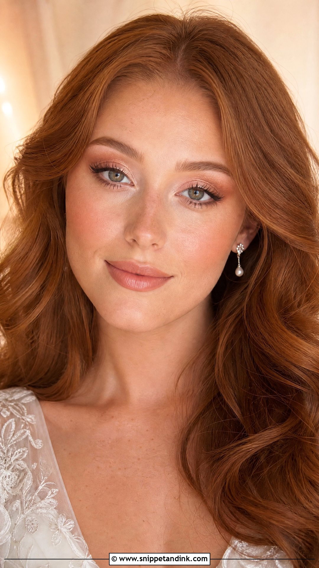 Peach Pale Bridal Makeup - Snippet and Ink - 20 Pale Bridal Makeup Ideas