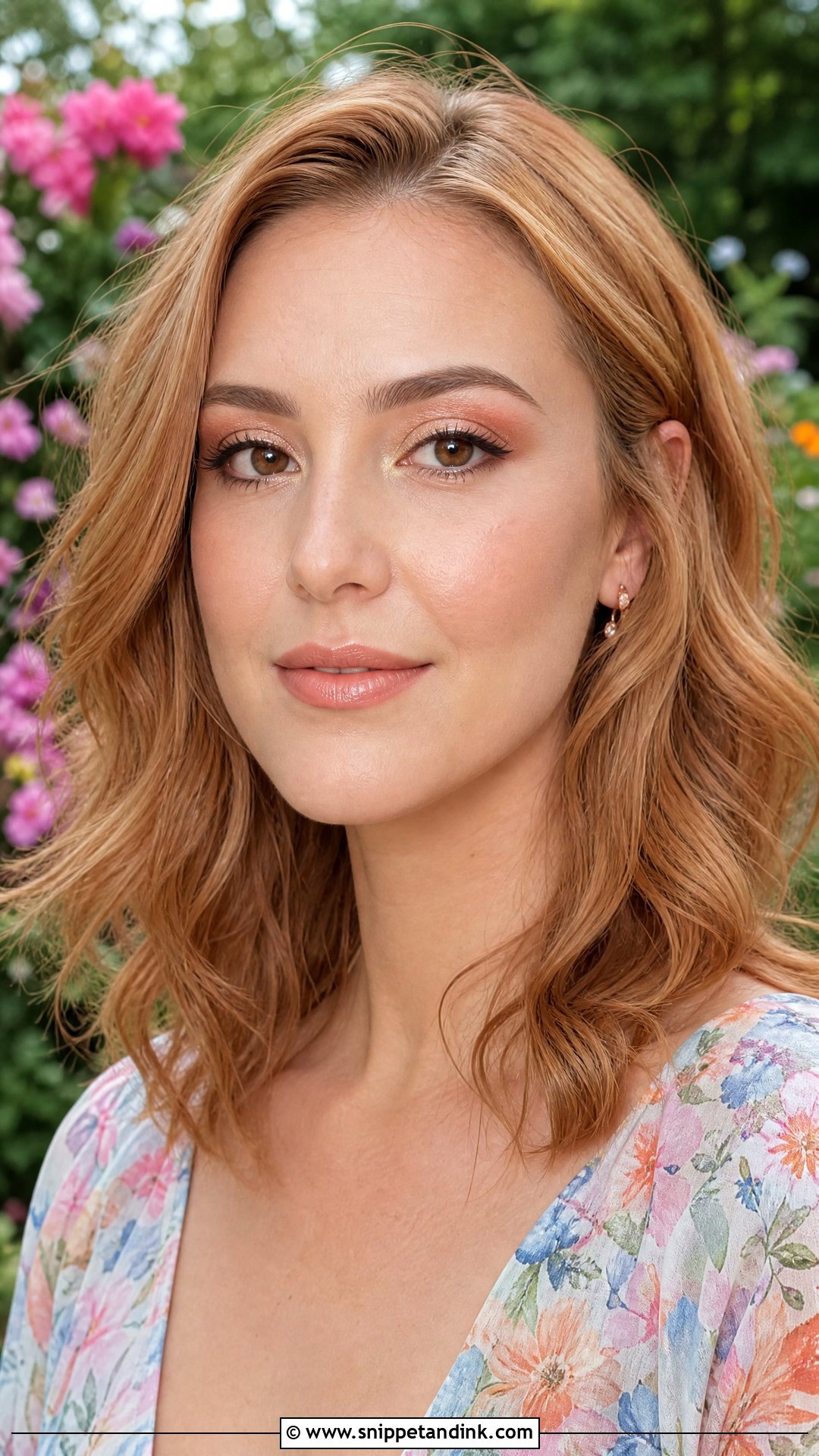 Peach Summer Wedding Makeup for Brown Eyes - Snippet and Ink - 20 Summer Wedding Makeup for Brown Eyes
