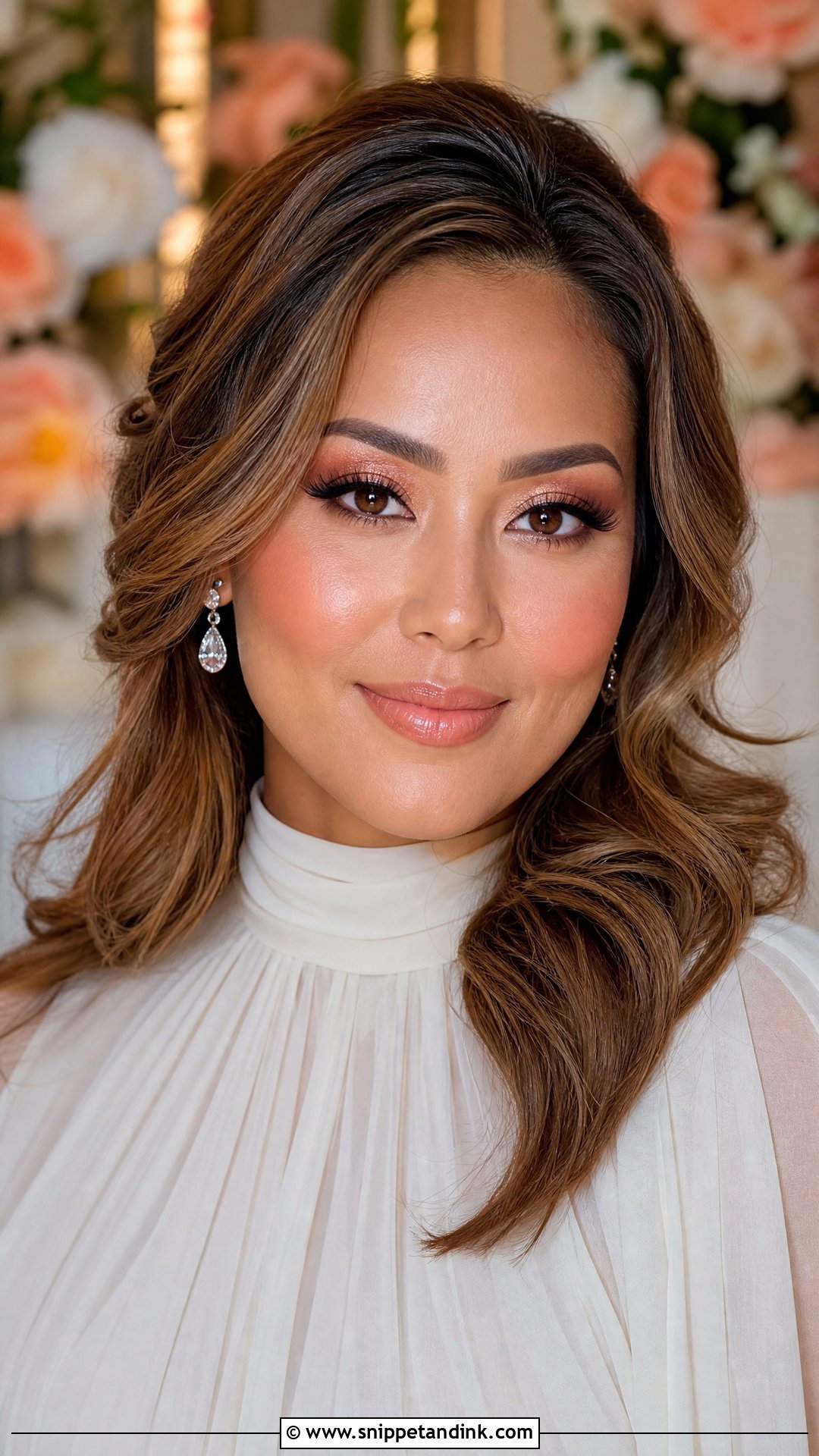 Peach Wedding Eye Makeup for Brown Eyes - Snippet and Ink - 20 Wedding Eye Makeup for Brown Eyes
