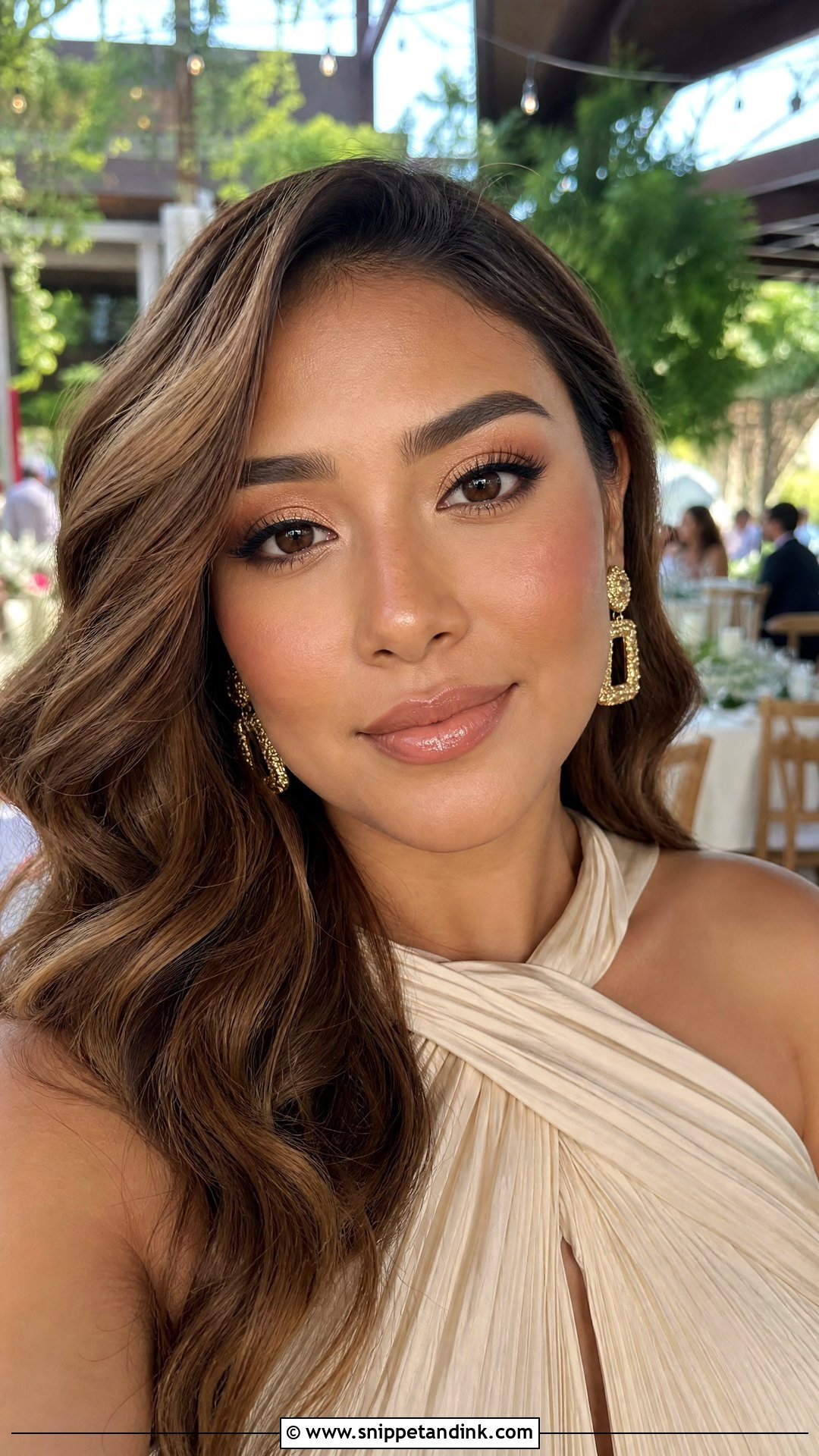 Peach Wedding Guest Makeup - Snippet and Ink - 25 Simple Wedding Guest Makeup Ideas