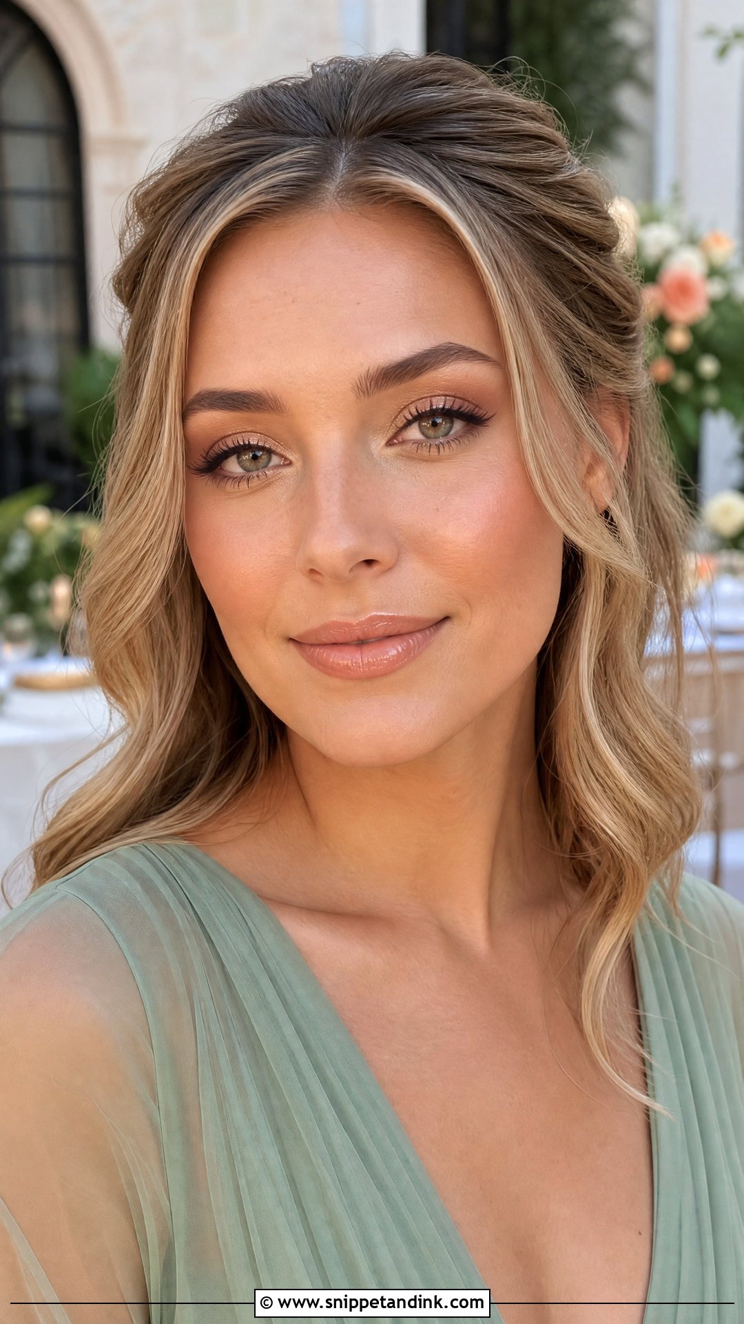 Peach Wedding Guest Makeup - Snippet and Ink - 20 Makeup for a Wedding Guest Ideas
