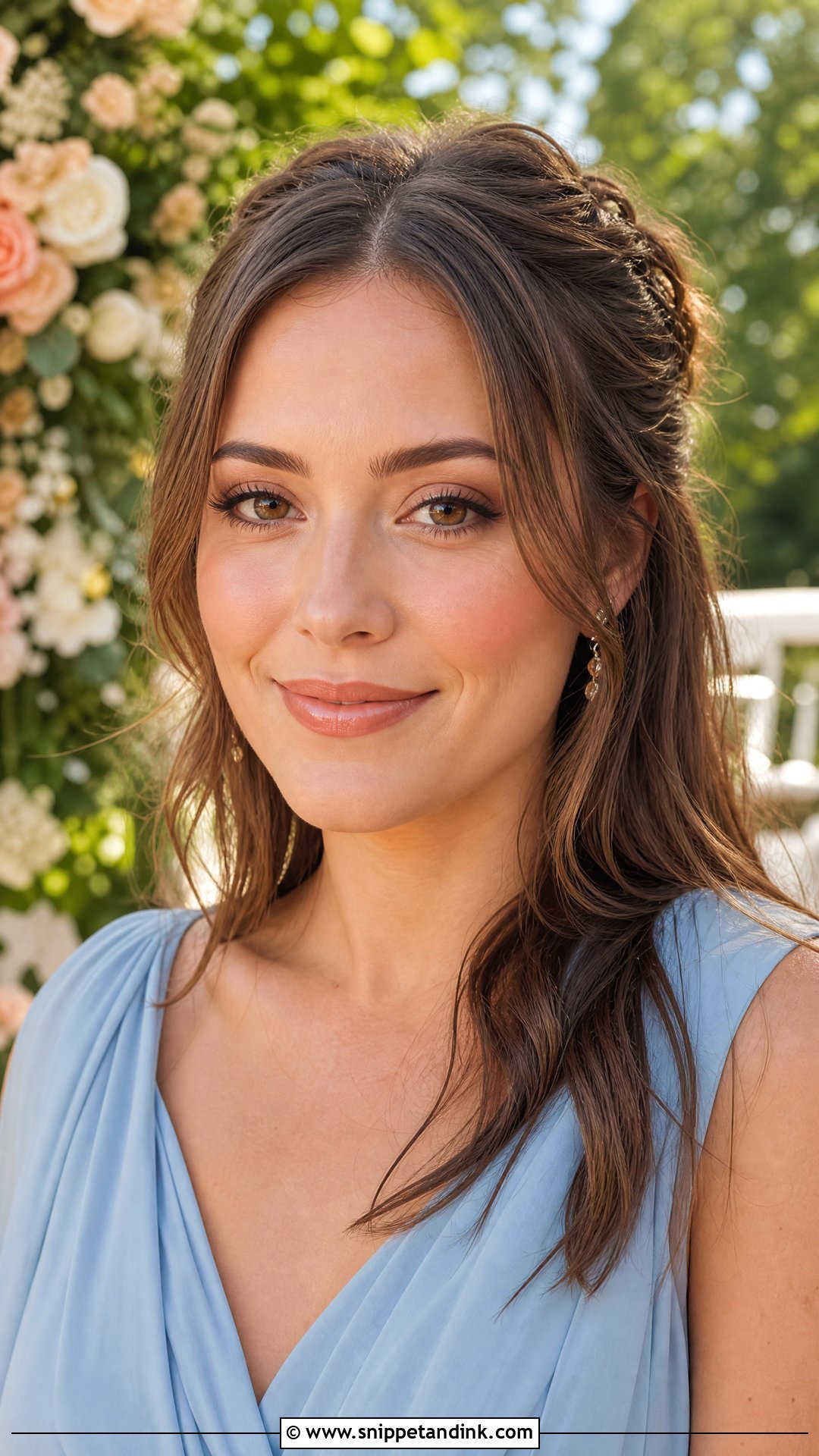 Peach Wedding Guest Makeup - Snippet and Ink - 20 Soft Wedding Guest Makeup Ideas