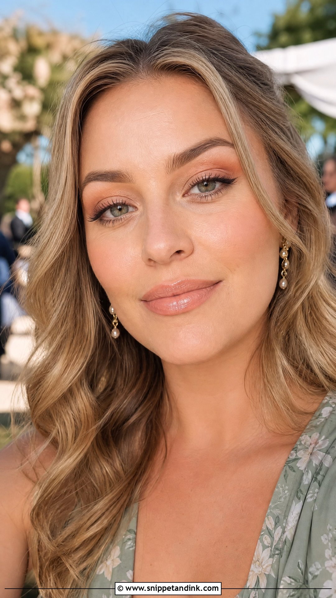 Peach Wedding Guest Makeup For Hooded Eyes - Snippet and Ink - 20 Wedding Guest Makeup Hooded Eyes
