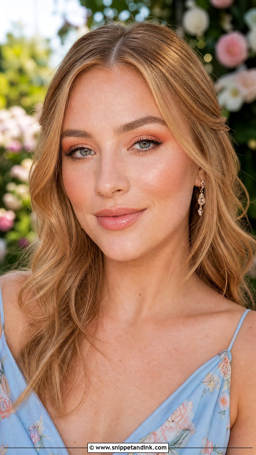 Peach Wedding Guest Makeup for Hazel Eyes - Snippet and Ink - 20 Wedding Guest Makeup for Hazel Eyes