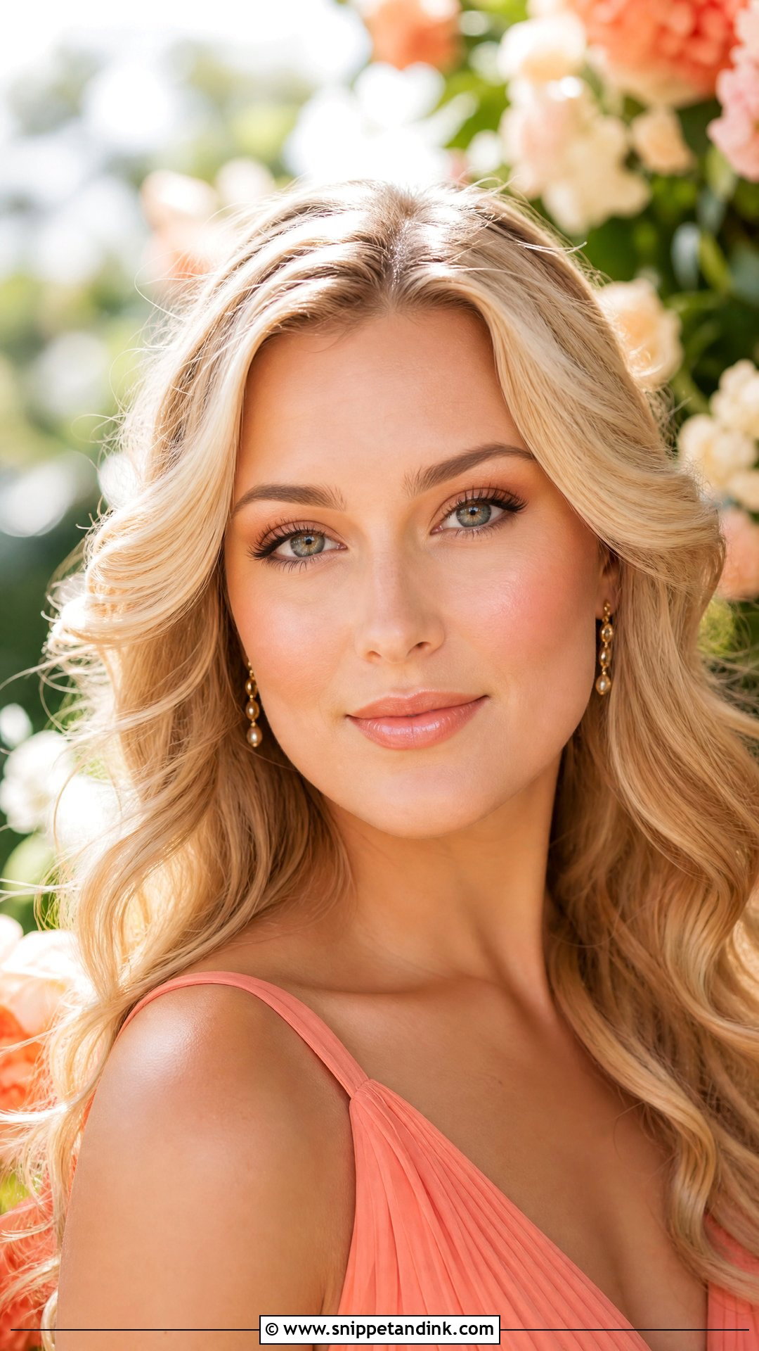 Peach Wedding Makeup - Snippet and Ink - 20 Makeup Inspo for Wedding Ideas