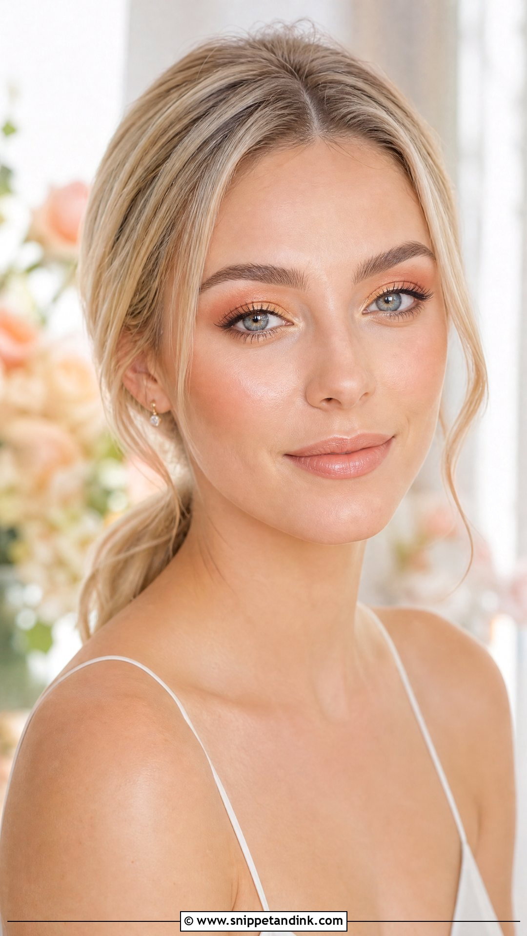 Peach Wedding Makeup - Snippet and Ink - 20 Wedding Makeup Styles
