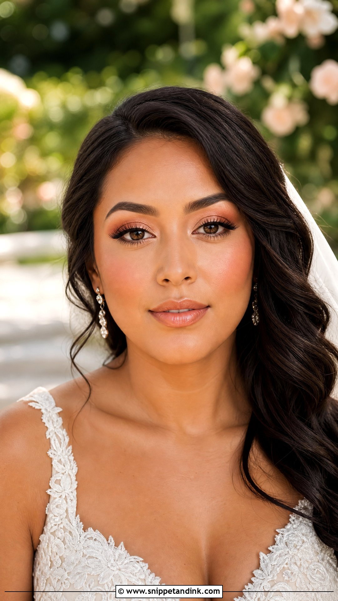 Peach Wedding Makeup - Snippet and Ink - 25 Clean Wedding Makeup Ideas