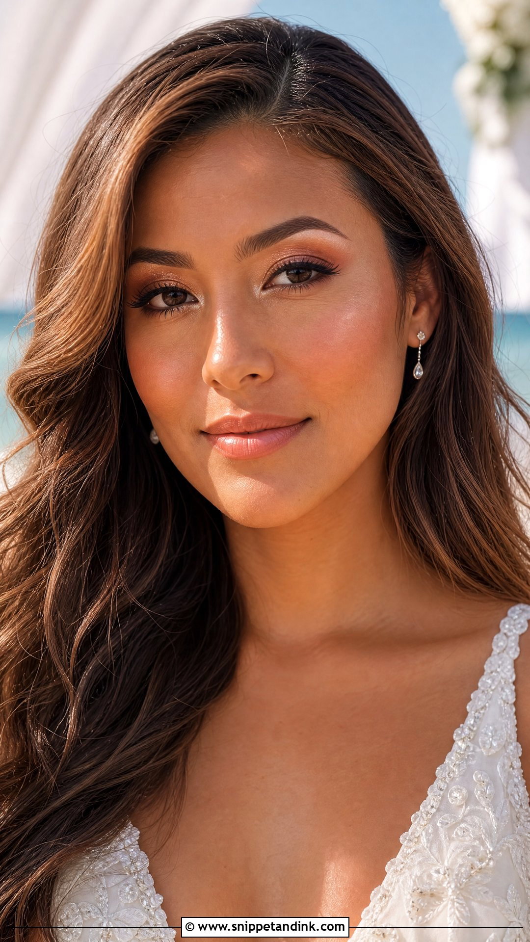 Peach Wedding Makeup - Snippet and Ink - 25 Soft Makeup Look for Wedding Ideas