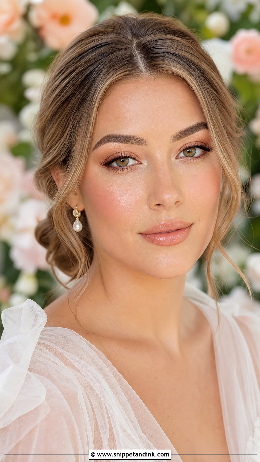 Peach Wedding Makeup - Snippet and Ink - 20 Classic Wedding Makeup Ideas