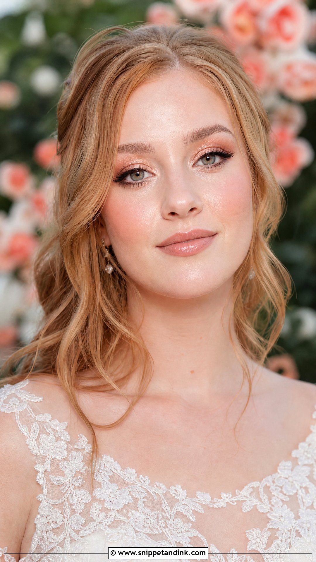 Peach Wedding Makeup - Snippet and Ink - 30 Wedding Day Makeup Ideas
