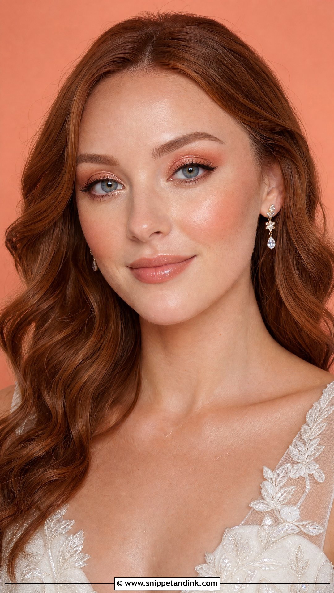 Peach Wedding Makeup - Snippet and Ink - 30 Wedding Makeup Looks