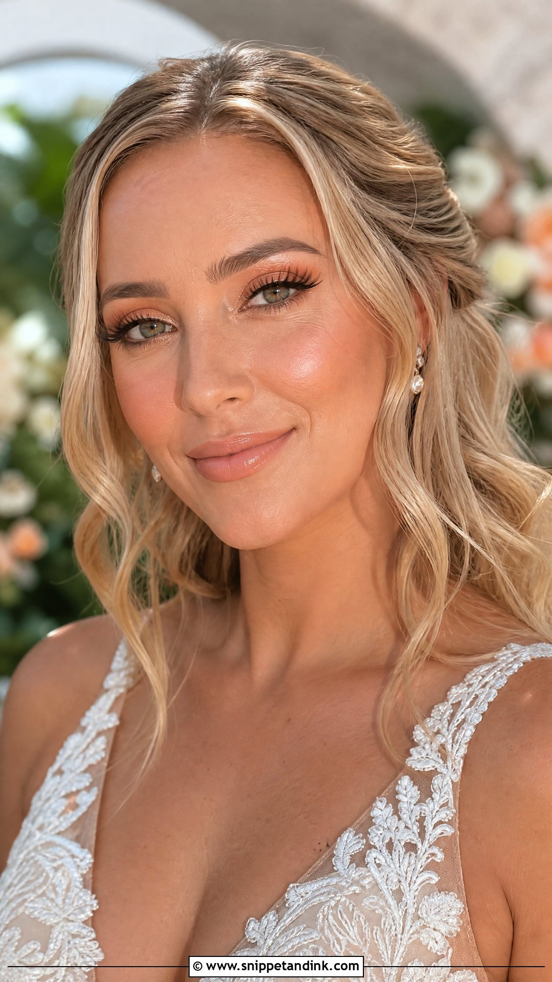 Peach Wedding Makeup - Snippet and Ink - 20 Colorful Wedding Makeup Ideas