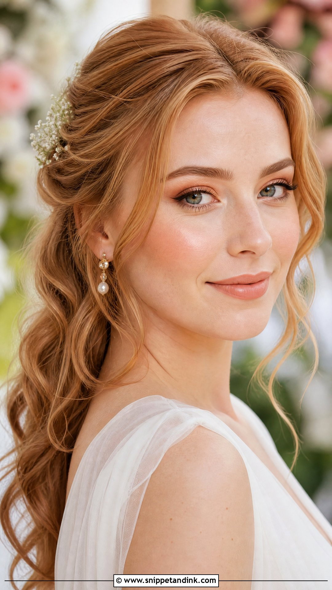 Peach Wedding Makeup For Blonde Hair And Blue Eyes - Snippet and Ink - 20 Wedding Makeup for Blonde Hair and Blue Eyes