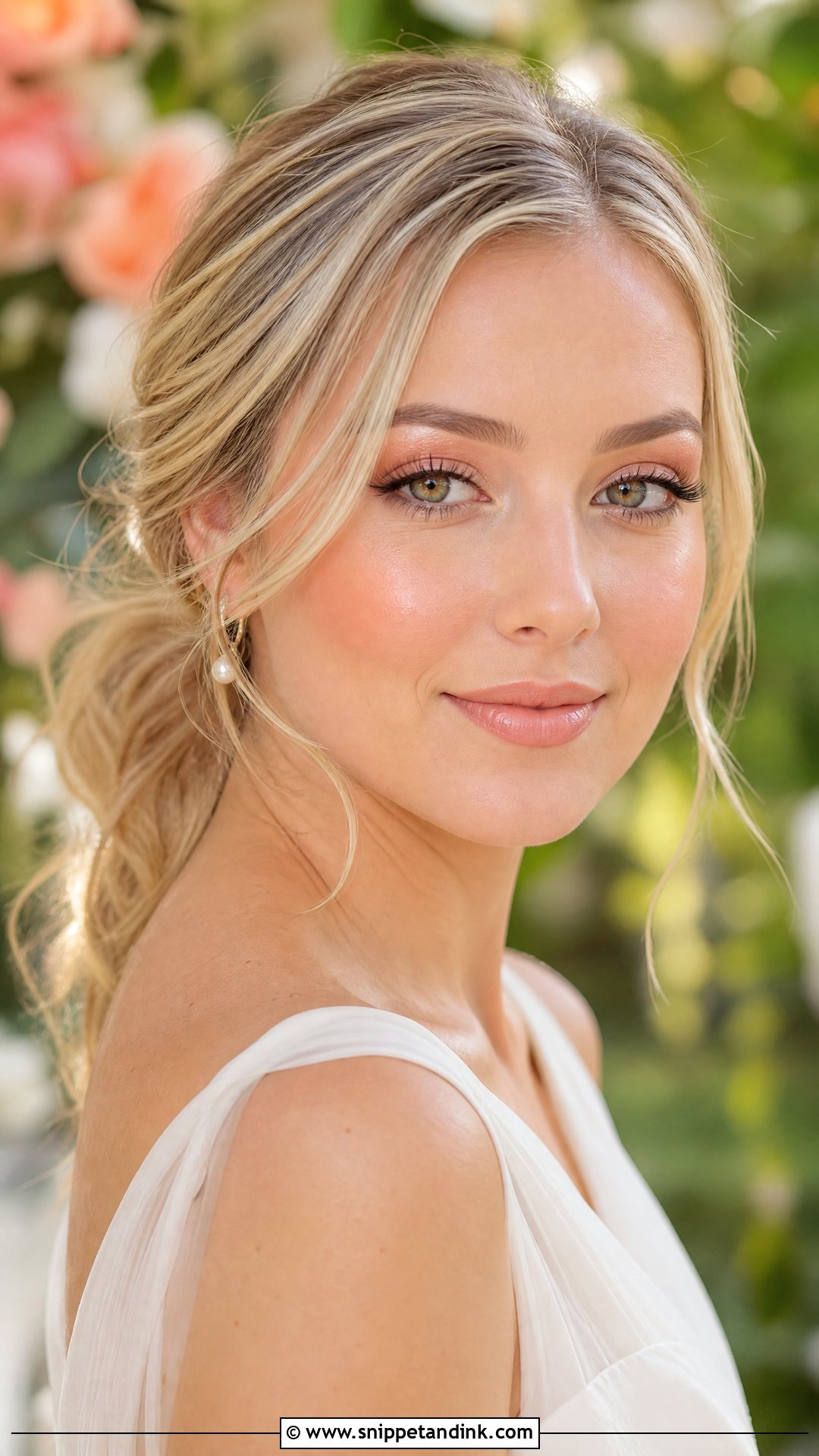 Peach Wedding Makeup For Blondes - Snippet and Ink - 20 Wedding Makeup for Blondes