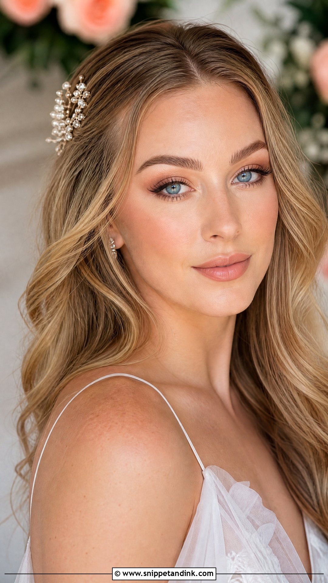 Peach Wedding Makeup For Blue Eyes - Snippet and Ink - 20 Natural Wedding Make Up for Blue Eyes