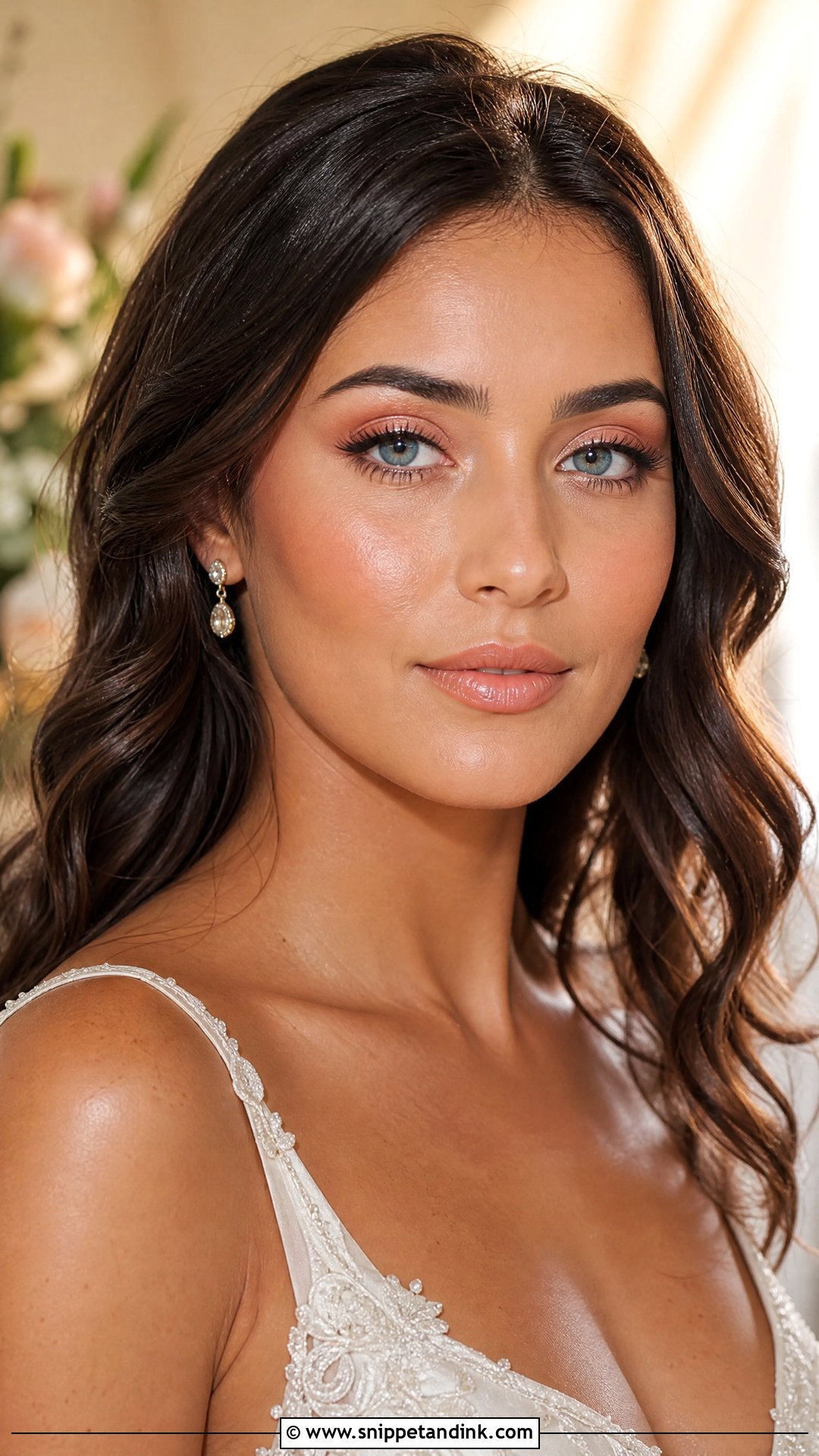 Peach Wedding Makeup For Blue Eyes - Snippet and Ink - 30 Soft Wedding Makeup for Blue Eyes