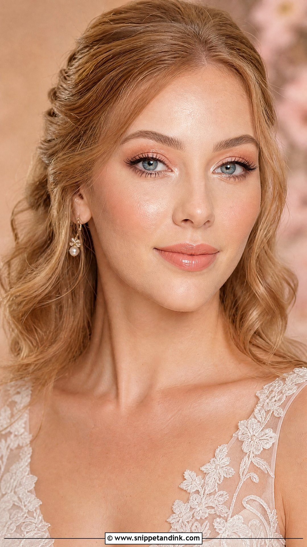 Peach Wedding Makeup For Blue Eyes - Snippet and Ink - 20 Simple Wedding Makeup for Blue Eyes