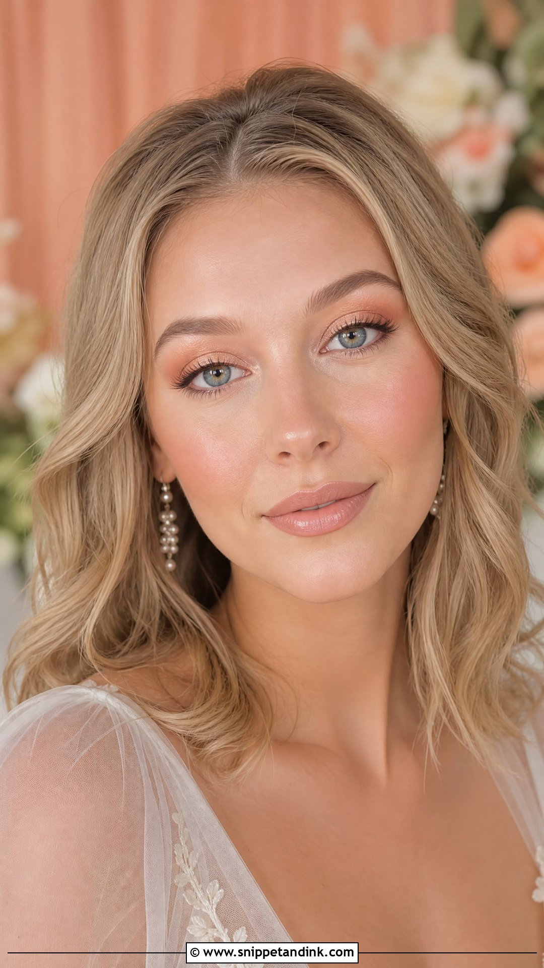 Peach Wedding Makeup For Blue Eyes - Snippet and Ink - 20 Wedding Eye Makeup for Blue Eyes
