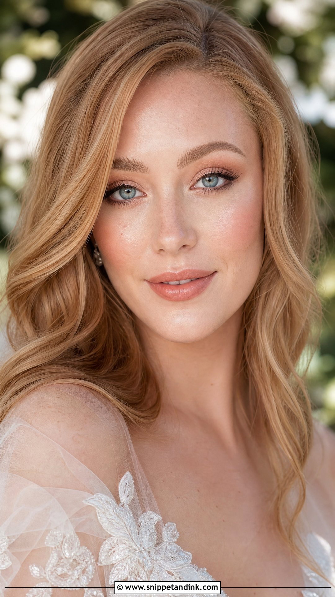 Peach Wedding Makeup For Blue Eyes - Snippet and Ink - 25 Natural Wedding Makeup for Blue Eyes