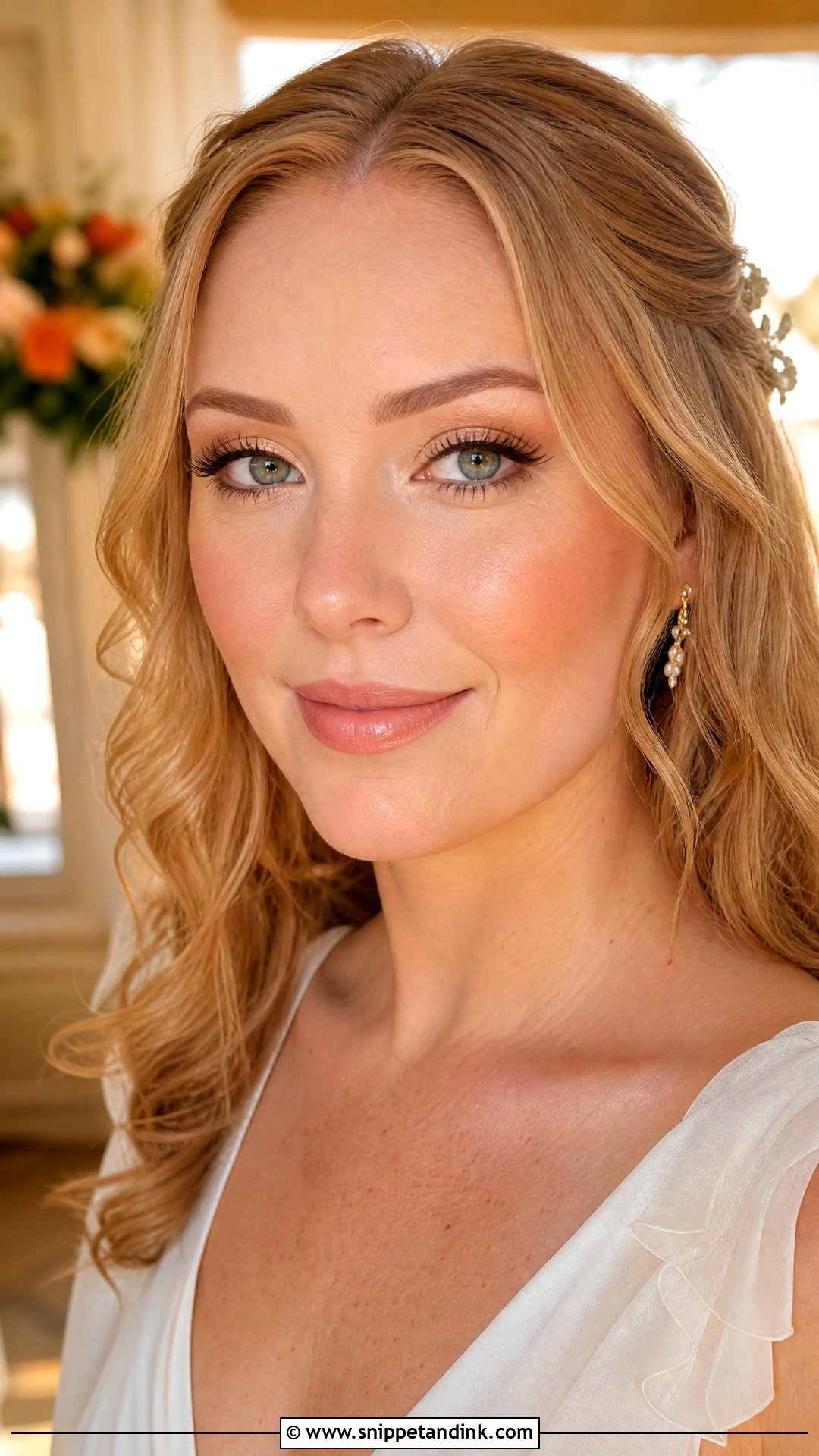 Peach Wedding Makeup For Brown Eyes - Snippet and Ink - 25 Soft Natural Wedding Makeup Looks for Brown Eyes