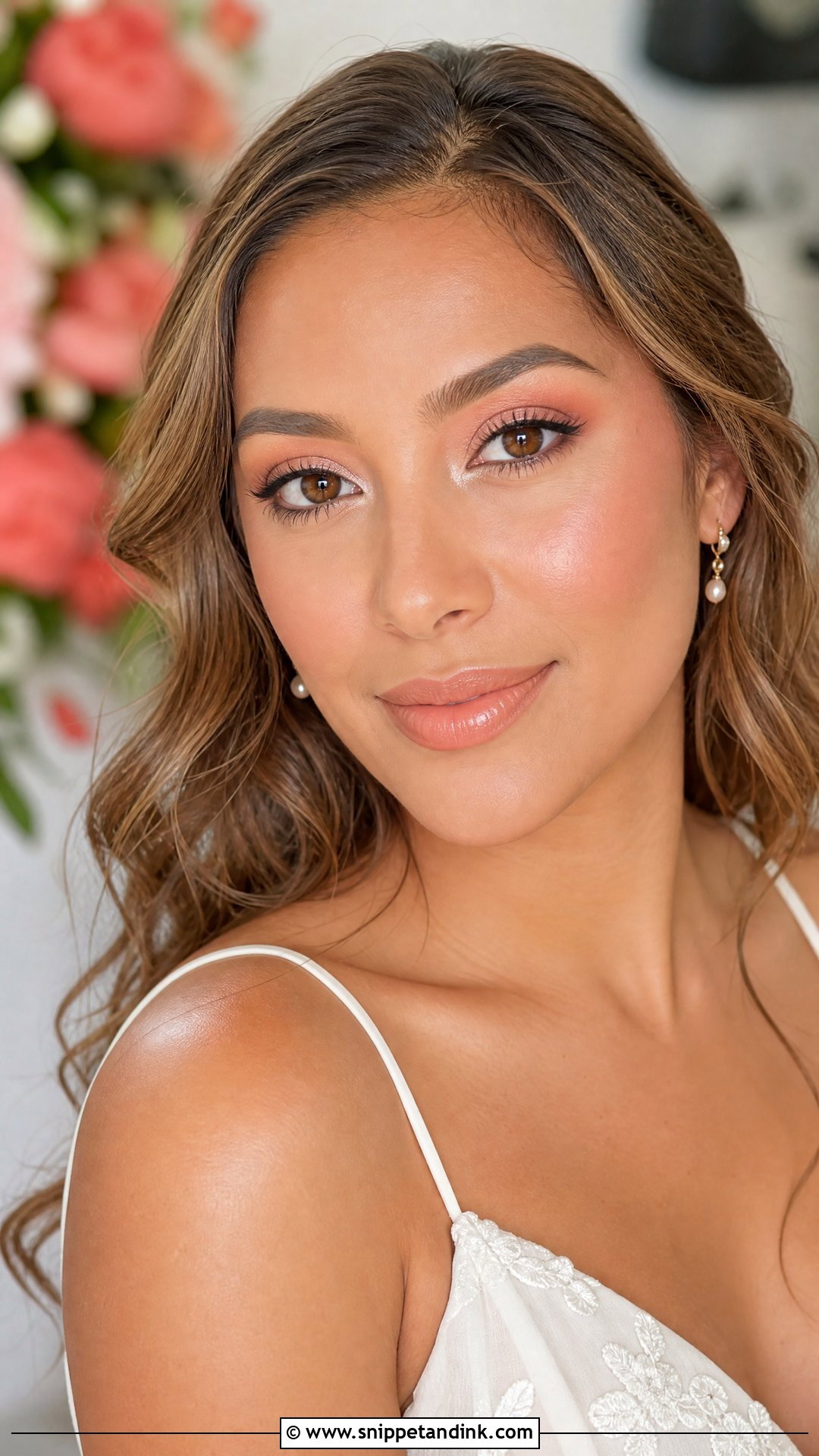 Peach Wedding Makeup For Brown Eyes - Snippet and Ink - 35 Wedding Makeup for Brown Eyes
