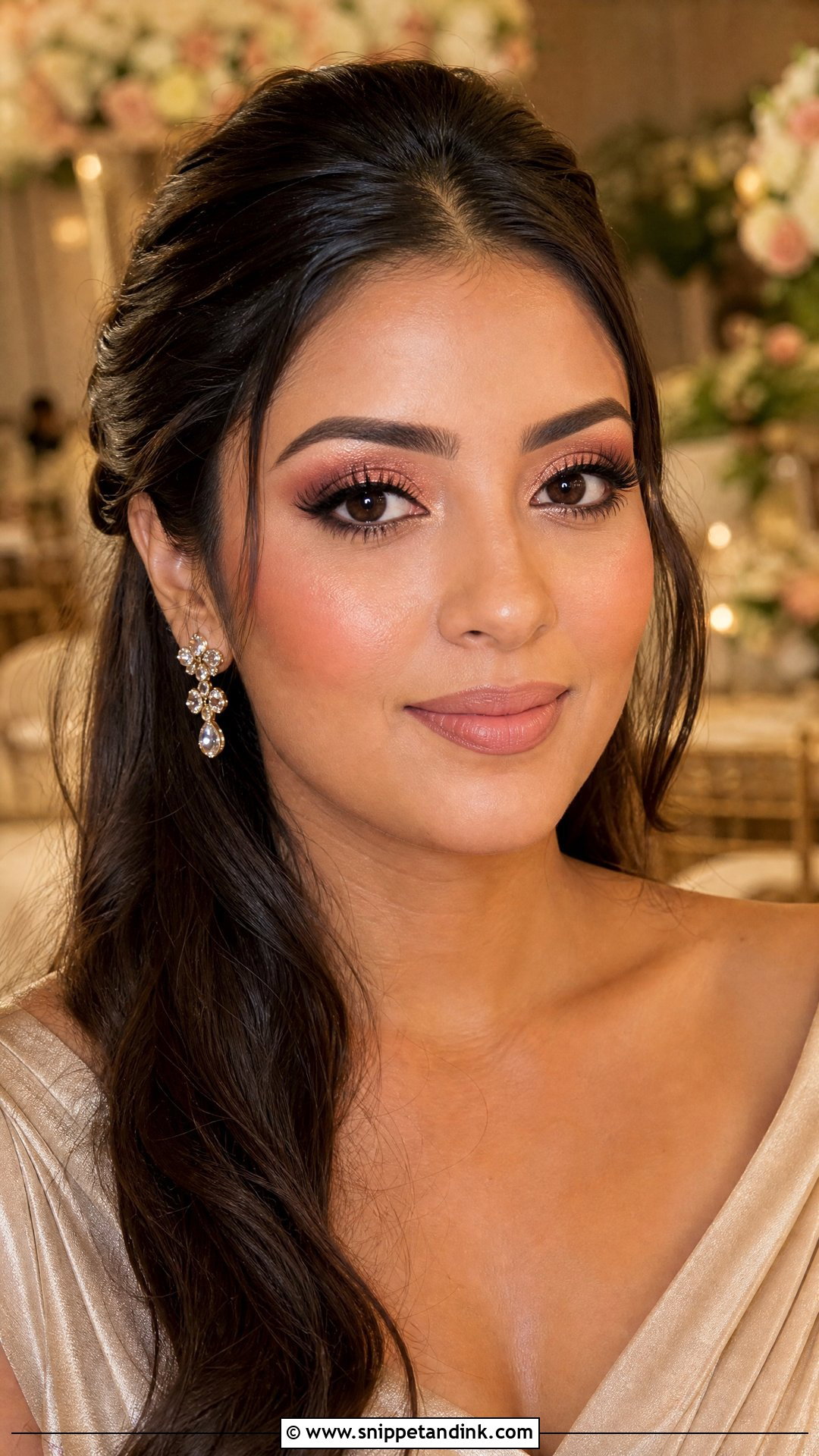 Peach Wedding Makeup For Brown Eyes - Snippet and Ink - 20 Peach Wedding Makeup Ideas