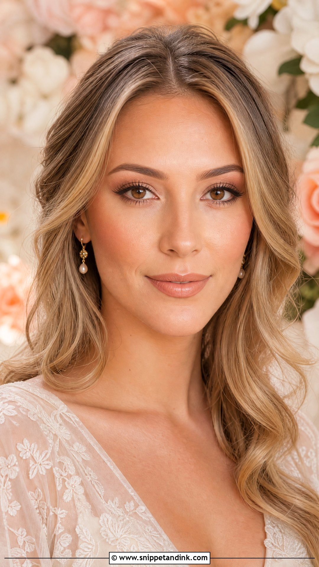 Peach Wedding Makeup For Brown Eyes - Snippet and Ink - 20 Brown Eye Wedding Makeup Ideas