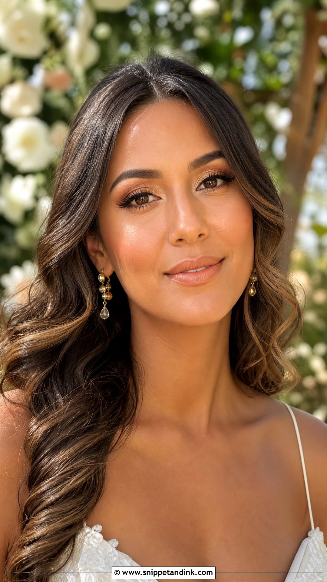 Peach Wedding Makeup For Brown Hair - Snippet and Ink - 20 Wedding Makeup Brown Hair Ideas