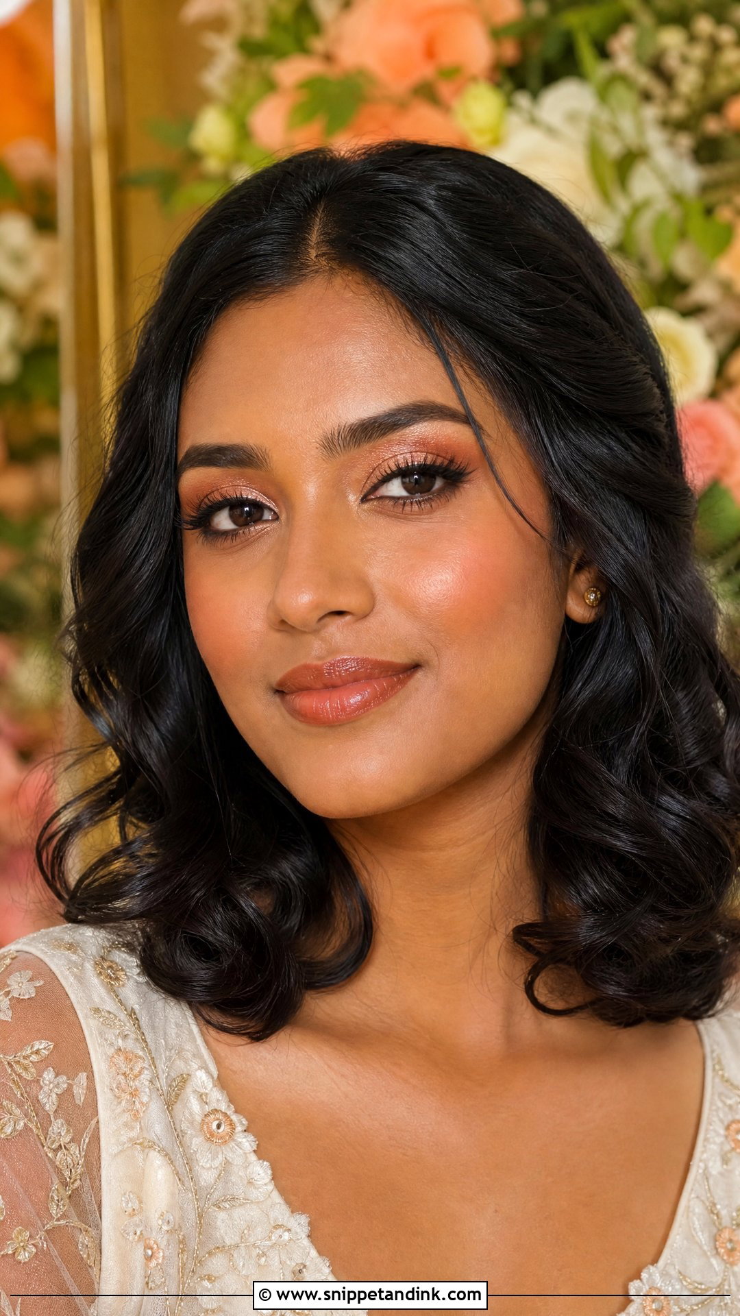 Peach Wedding Makeup For Dark Skin - Snippet and Ink - 20 Wedding Makeup for Dark Skin Ideas